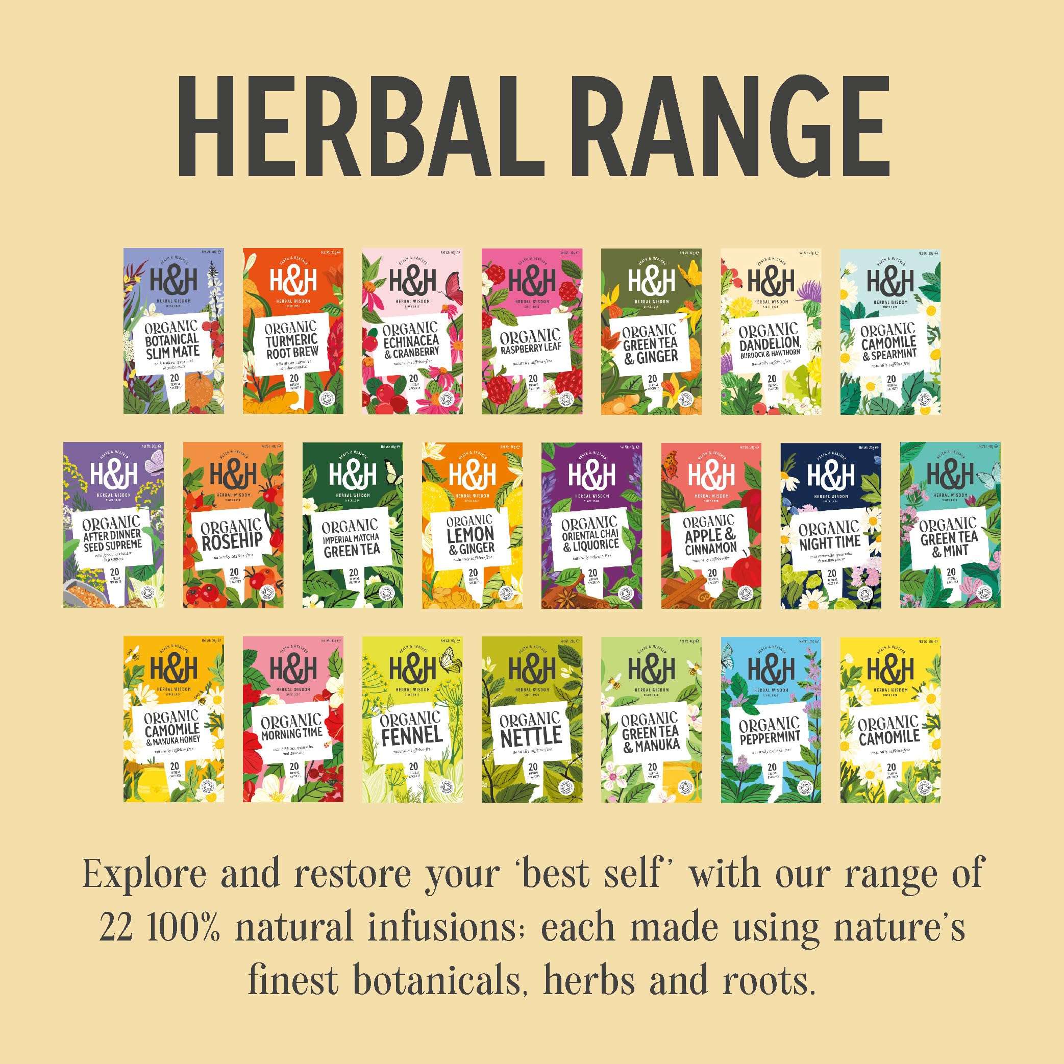 Heath & Heather - Organic Dandelion, Burdock & Hawthorn Tea Herbal Infusion 4