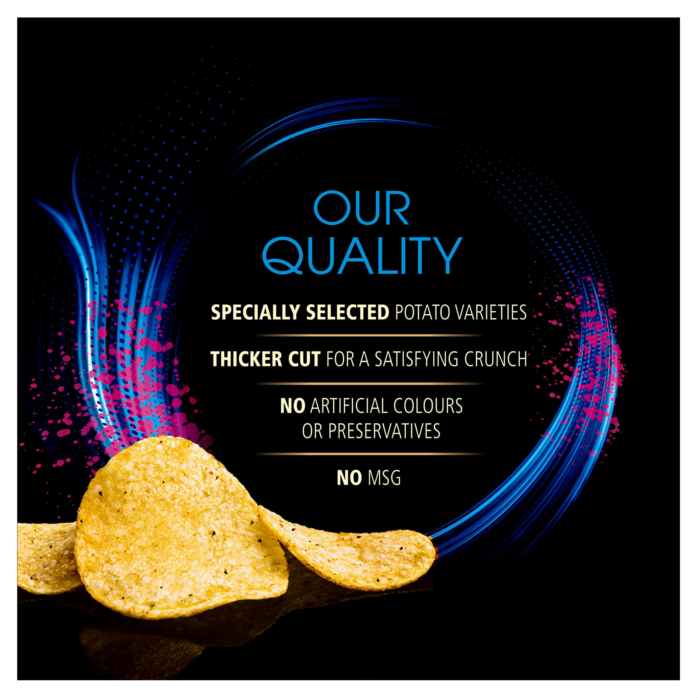 Walkers Sensations Balsamic Vinegar & Caramelised Onion Sharing Crisps 150g 4