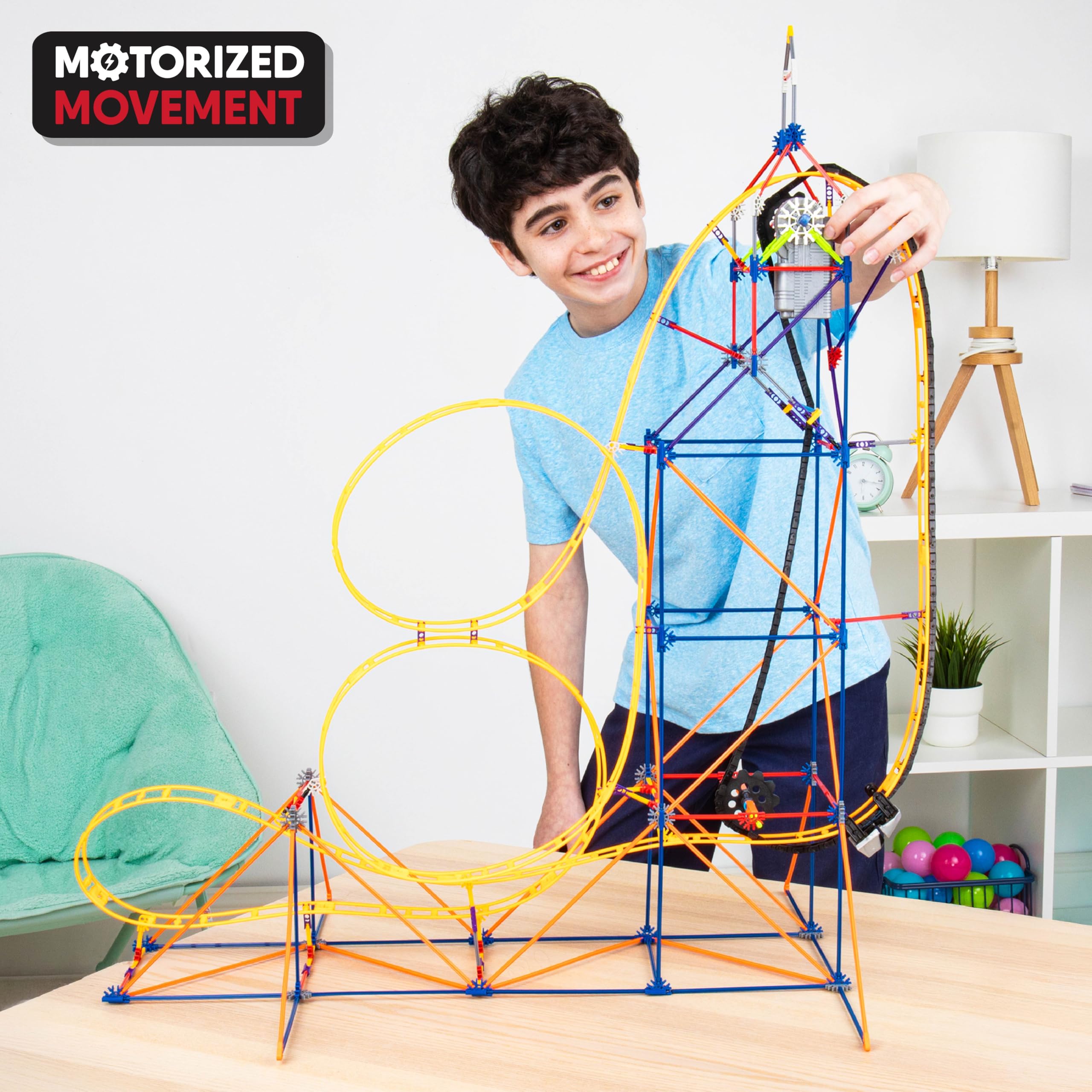 K'NEX Amazin' 8 Coaster Building Set - 448 Pieces | Working Roller Coaster | Ages 7+ 3