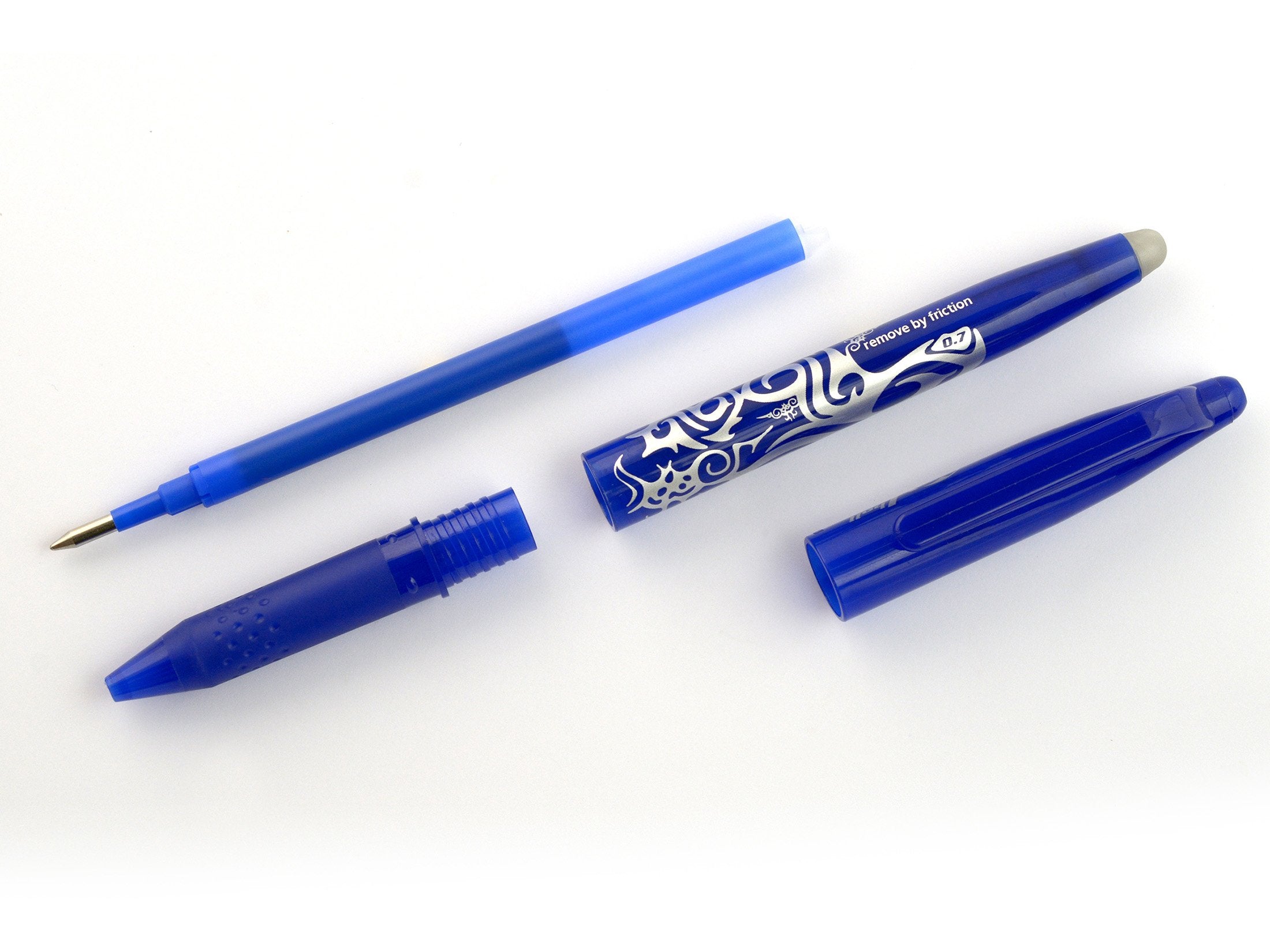 Pilot Frixion Erasable Rollerball 0.7 mm Tip - Black/Red/Blue, Pack of 3 7