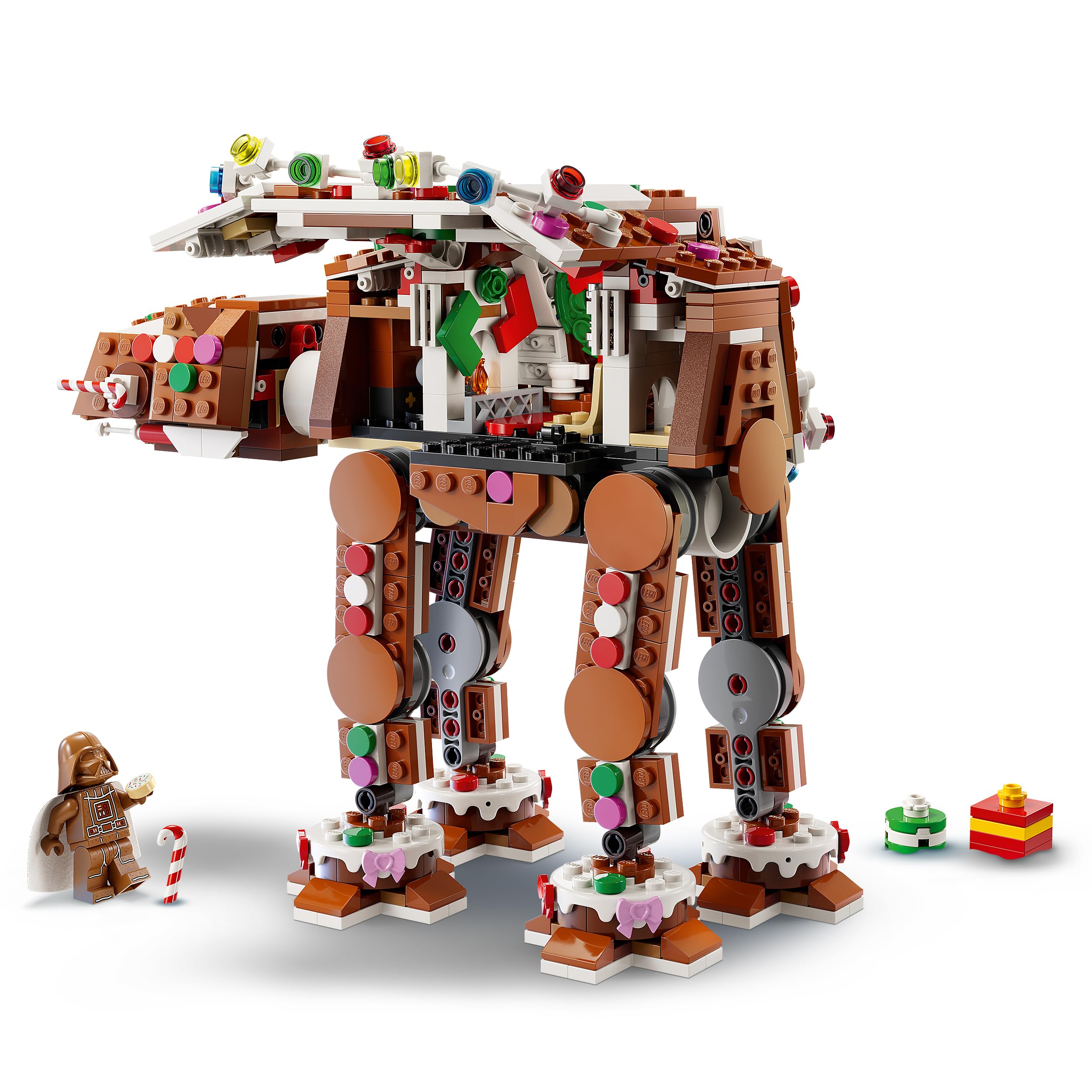 LEGO Star Wars Gingerbread AT-AT Walker Building Set 40806 - Includes Darth Vader Minifigure | Ages 10+ 3