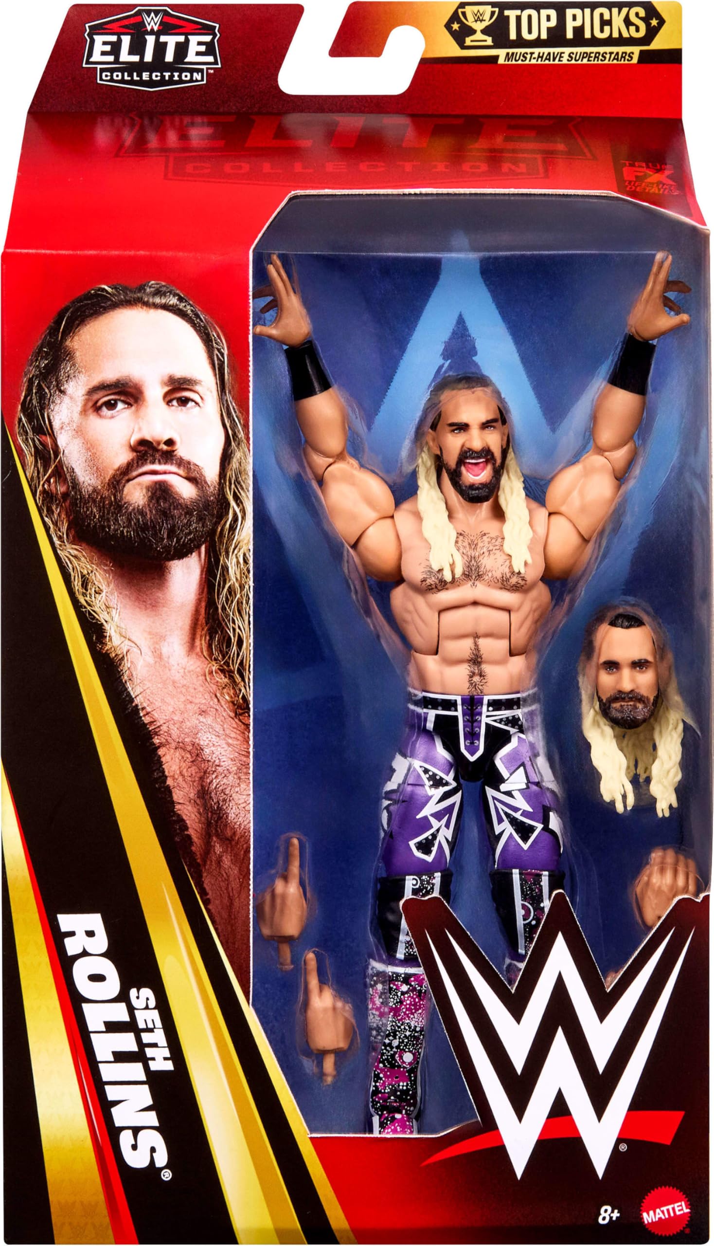 Mattel WWE Elite Collection Top Picks Action Figure & Accessories Set | 6-Inch Scale | Ages 8+
