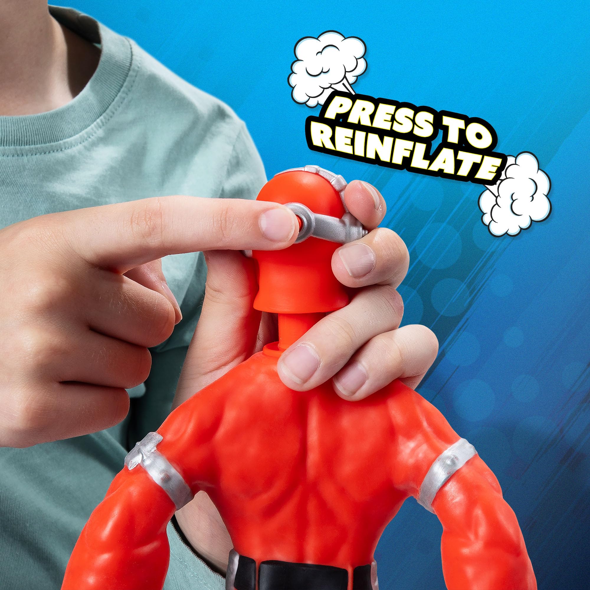 Stretch Armstrong Vac-Man Core Figure - Vacuum-Powered Stretch Action Figure 12