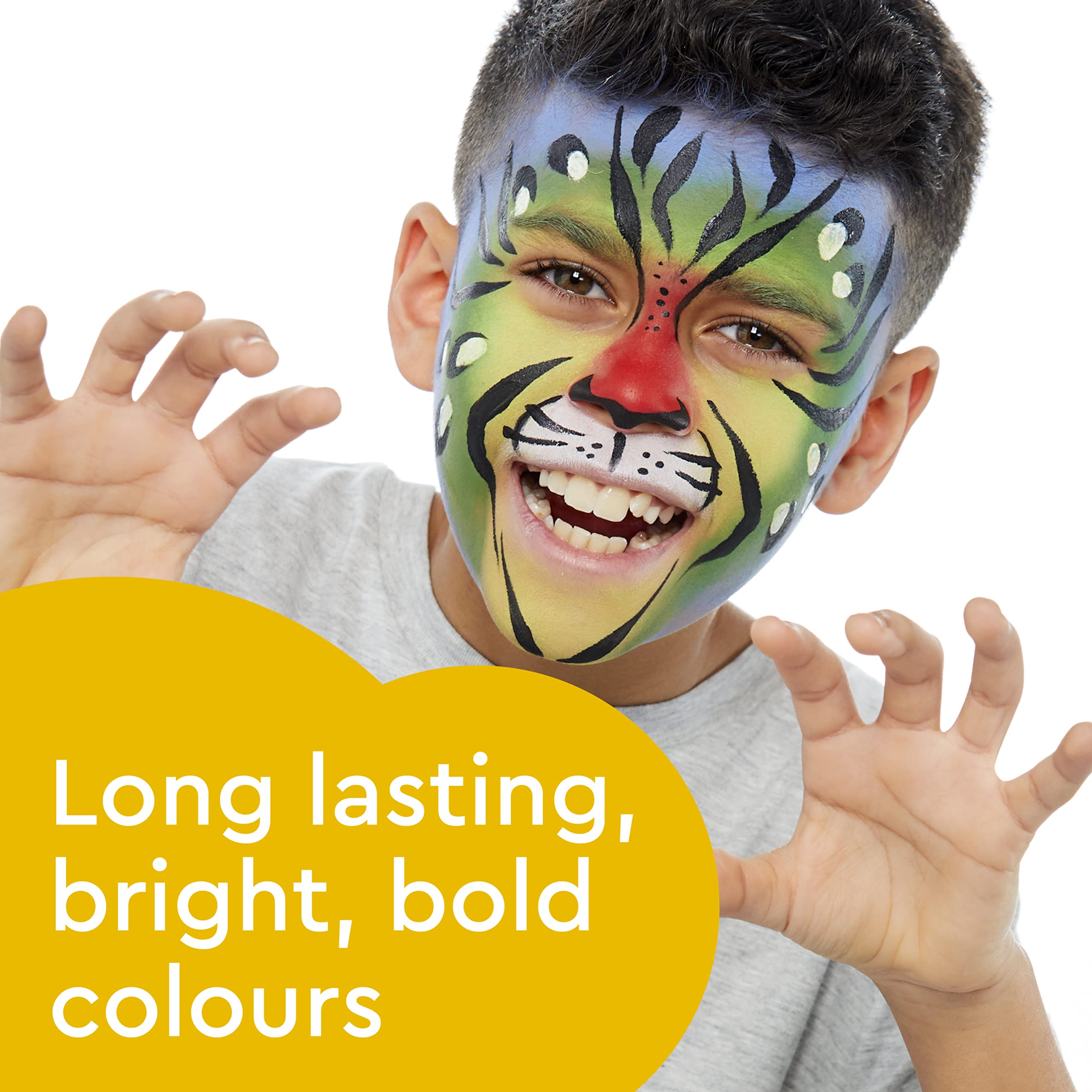 Snazaroo Animal World Face Painting Palette Kit - 8 Colours, Washable, Non-Toxic | Kids & Adults 6