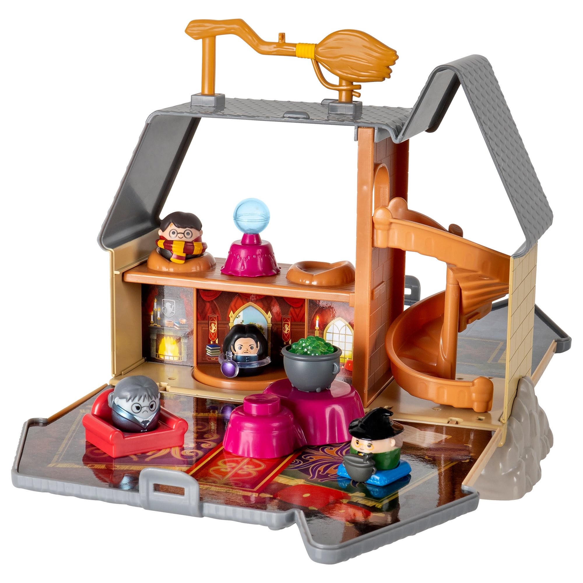Squish-a-longs Harry Potter Hogwarts Castle Playset with Mini Figures - Severus Snape, Harry Potter, McGonagall, Moaning Myrtle 8