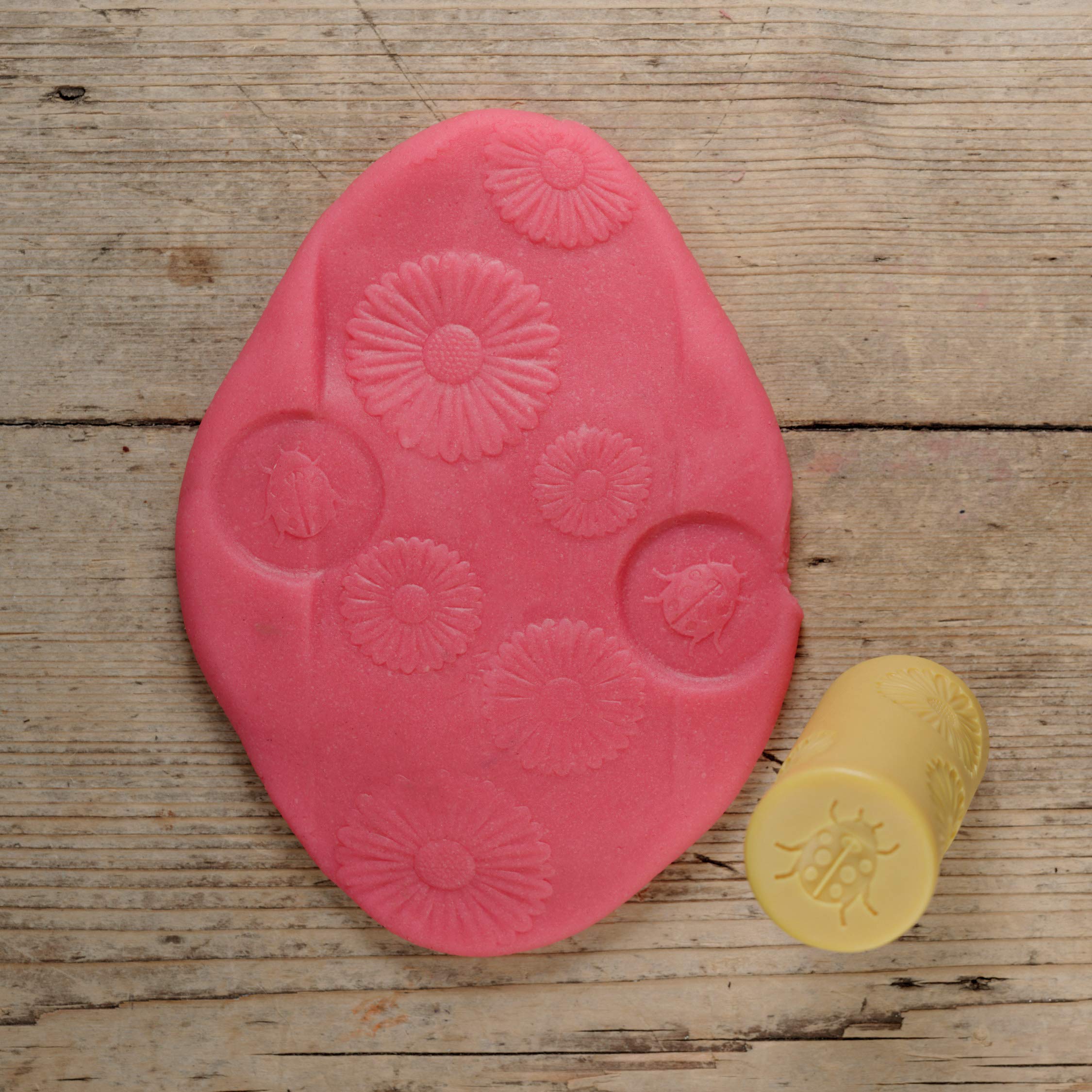 Yellow Door Let’s Roll Garden Bugs - Set of 6 Insect Playdough Rollers | Age 2+ 4