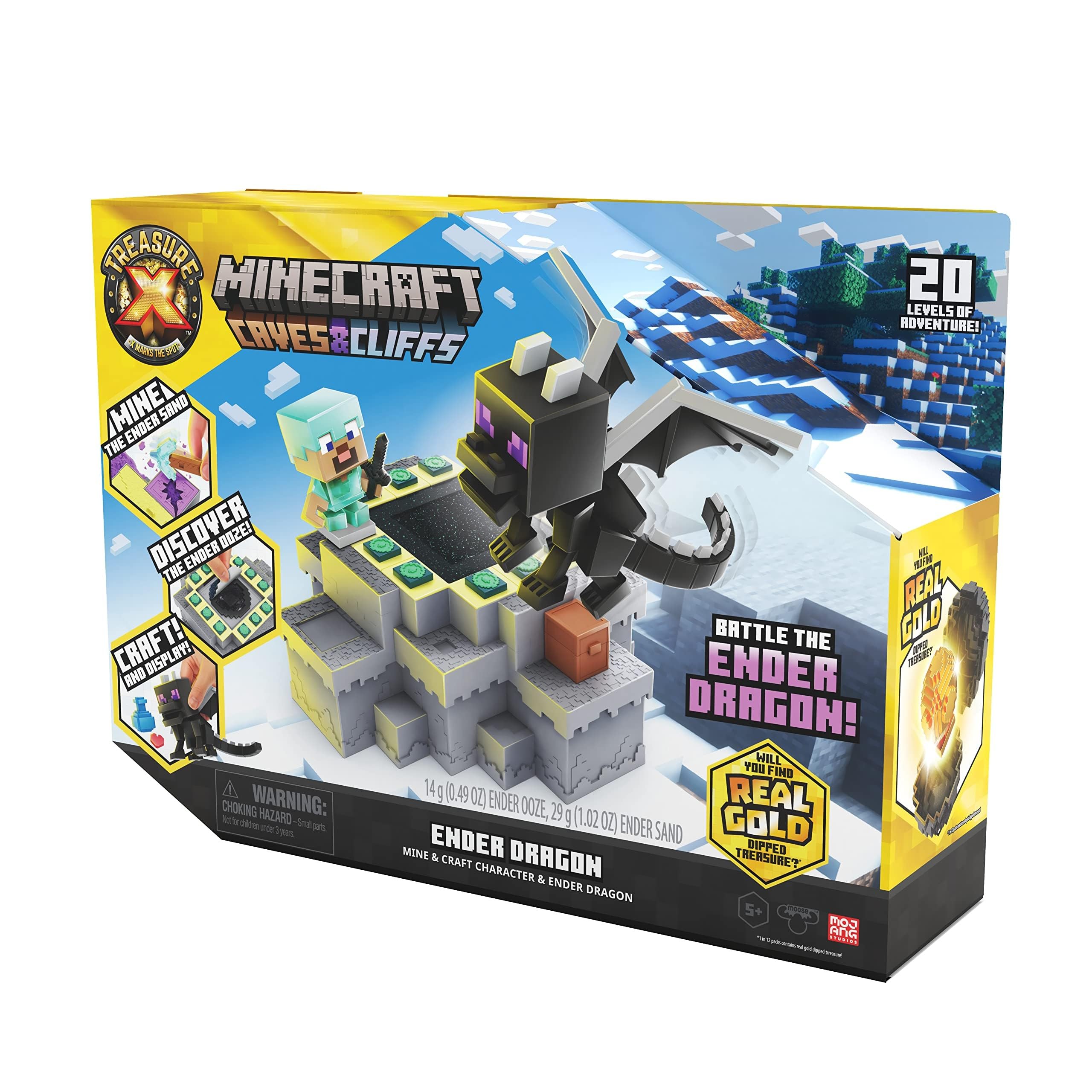 Treasure X Minecraft Höhlen &amp; Klippen – Enderdrachen-Mine &amp; Craft-Spielset 2
