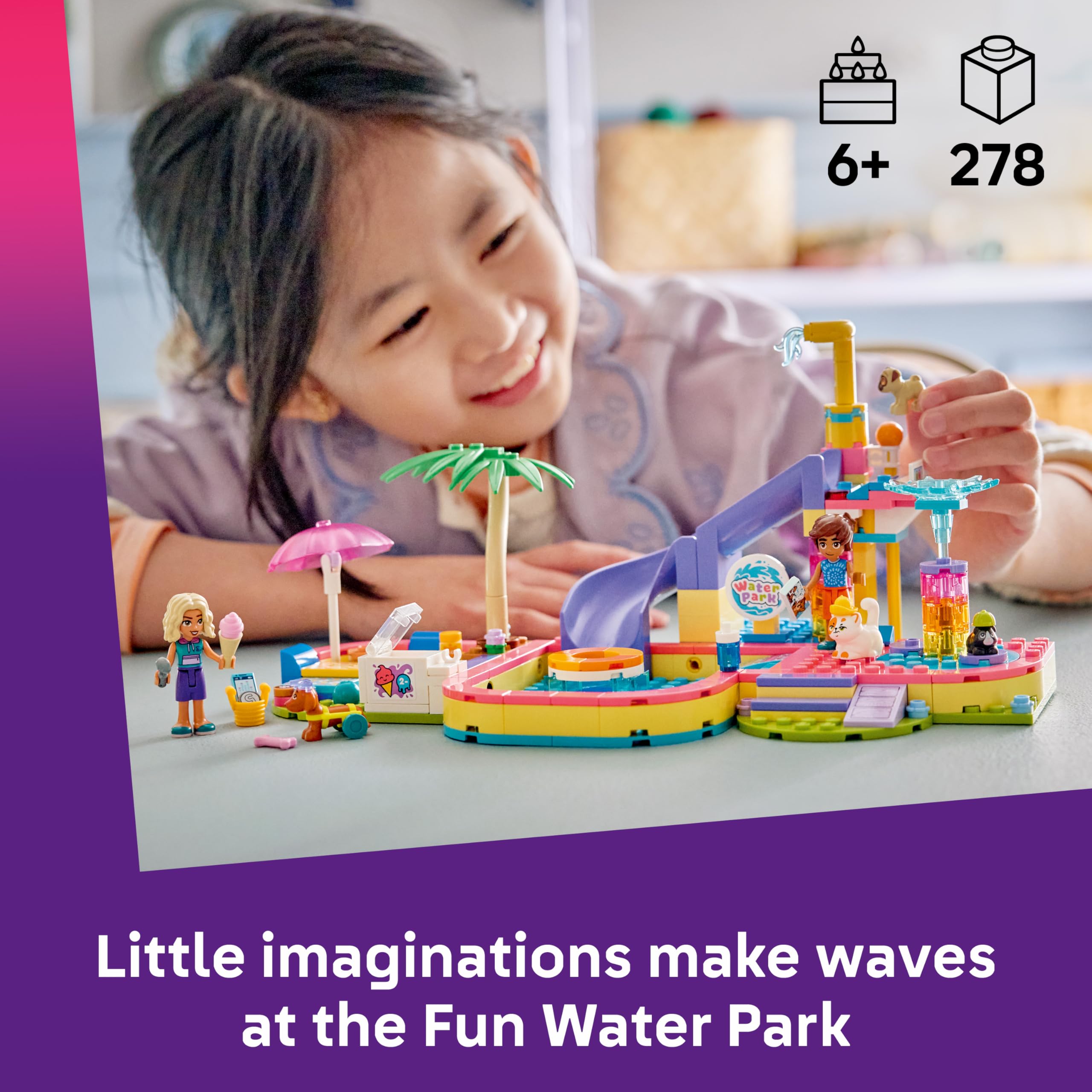 LEGO Friends Fun Water Park Day Building Set | Model 42676 | Ages 6+