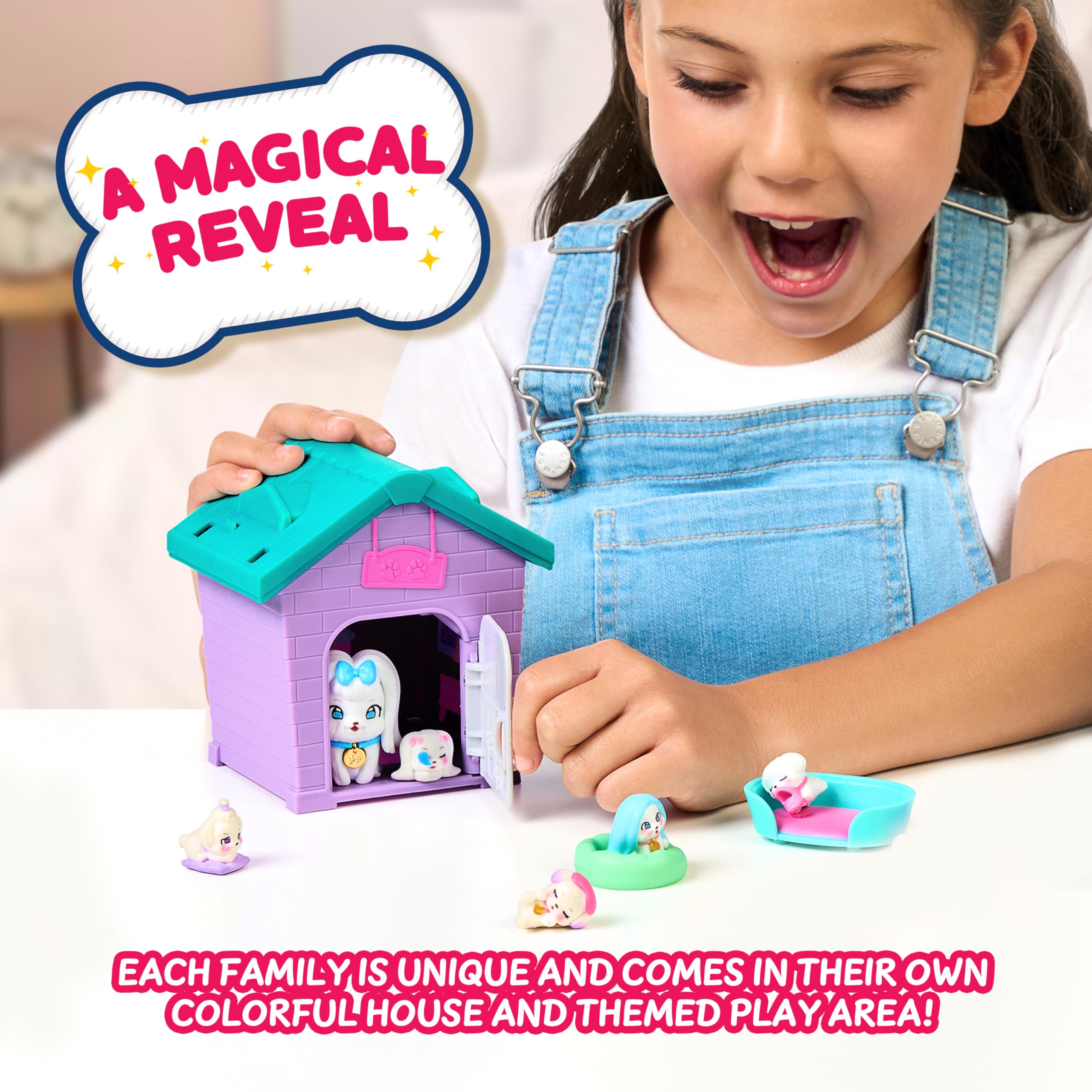 Little Live Pets Mama Surprise Families - Mama's House Beagle and Maltese B Playset | Ages 5+ 3