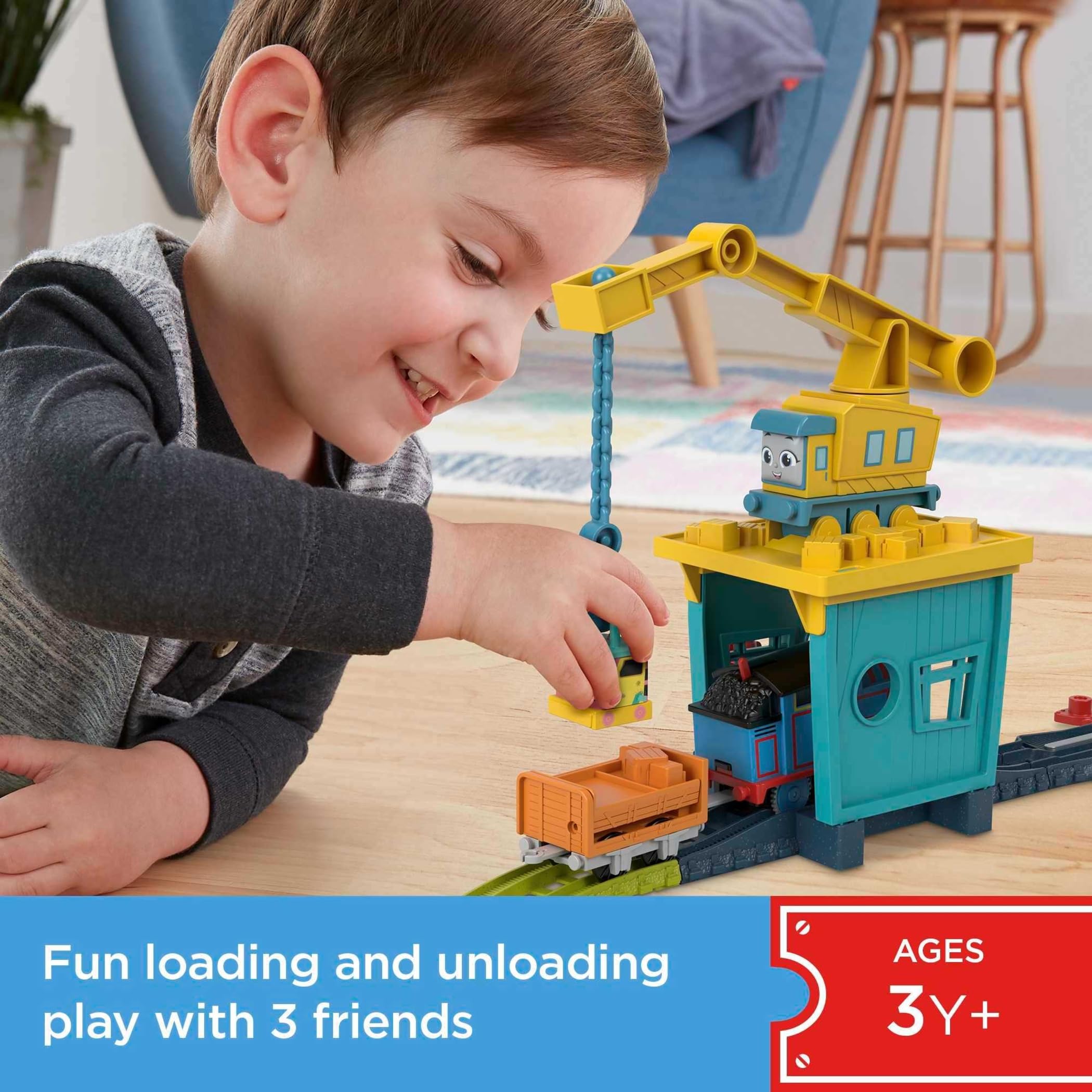 Thomas & Friends Fix 'em Up Friends Train Set | 18-Piece | Battery Powered | Ages 3+ 2