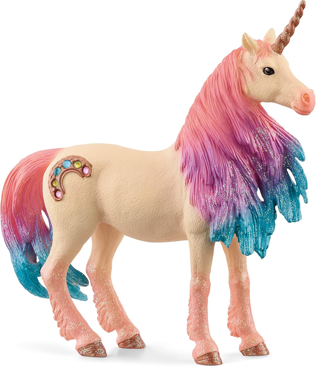 SCHLEICH 70723 bayala Marshmallow Unicorn Mare Figurine, Multicoloured