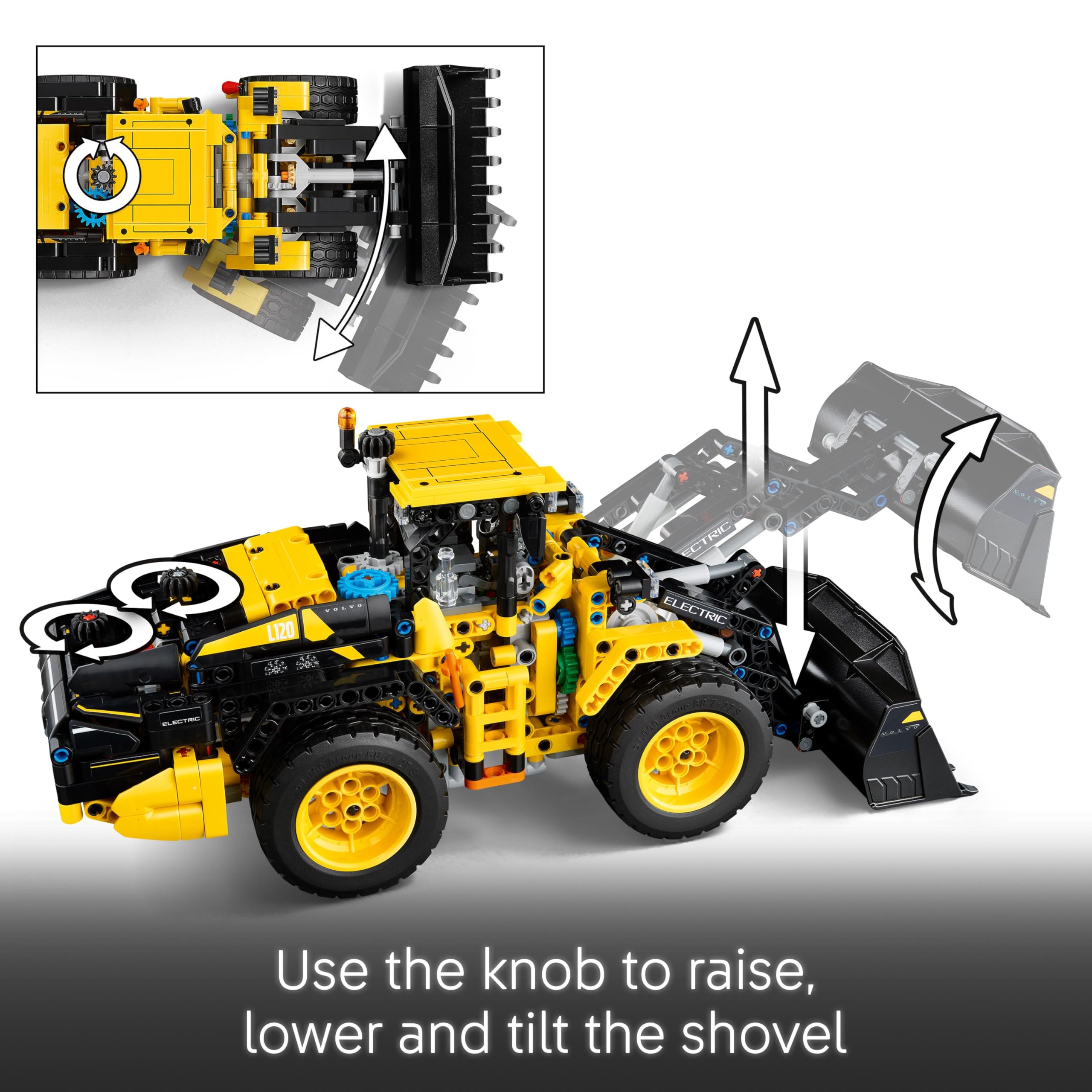 LEGO Technic Volvo L120 Electric Wheel Loader 42209 - Construction Vehicle Toy for Ages 9+ 3