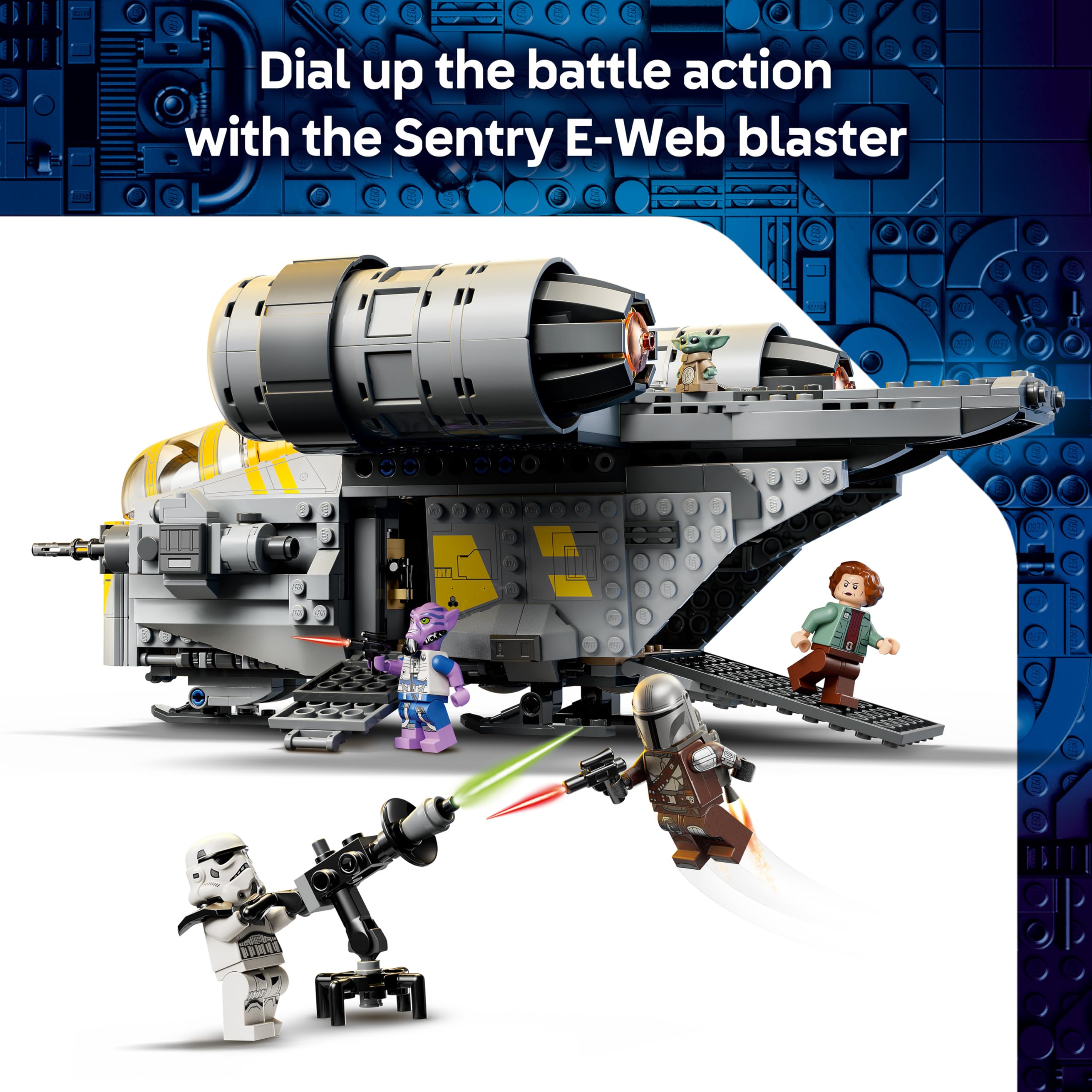 LEGO Star Wars 75447 The Razor Crest Building Set | 5 Characters | Ages 10+ 6