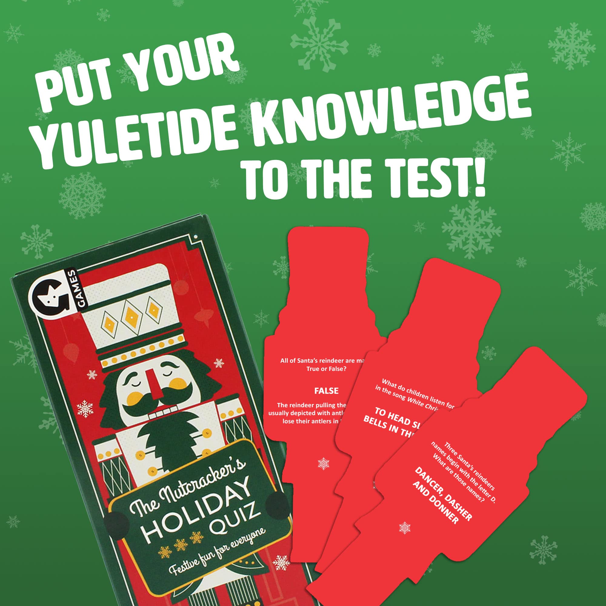 Ginger Fox The Nutcracker’s Holiday Quiz Trivia Card Game | Ages 8+ | 2+ Players | 20-30 Min 7