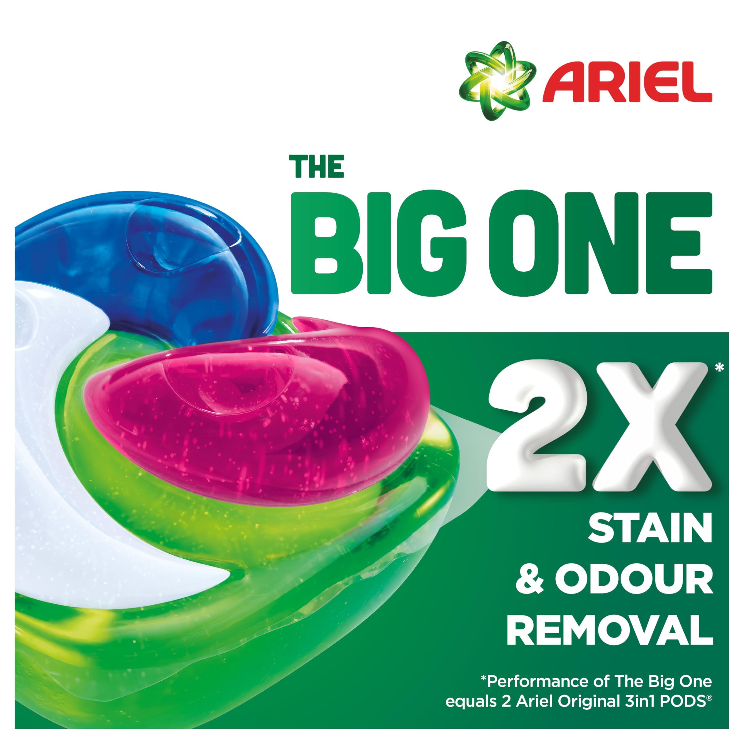 Ariel The Big One PODS Laundry Capsules Colour - 35 Washes | 2X Stain & Odour Removal 4