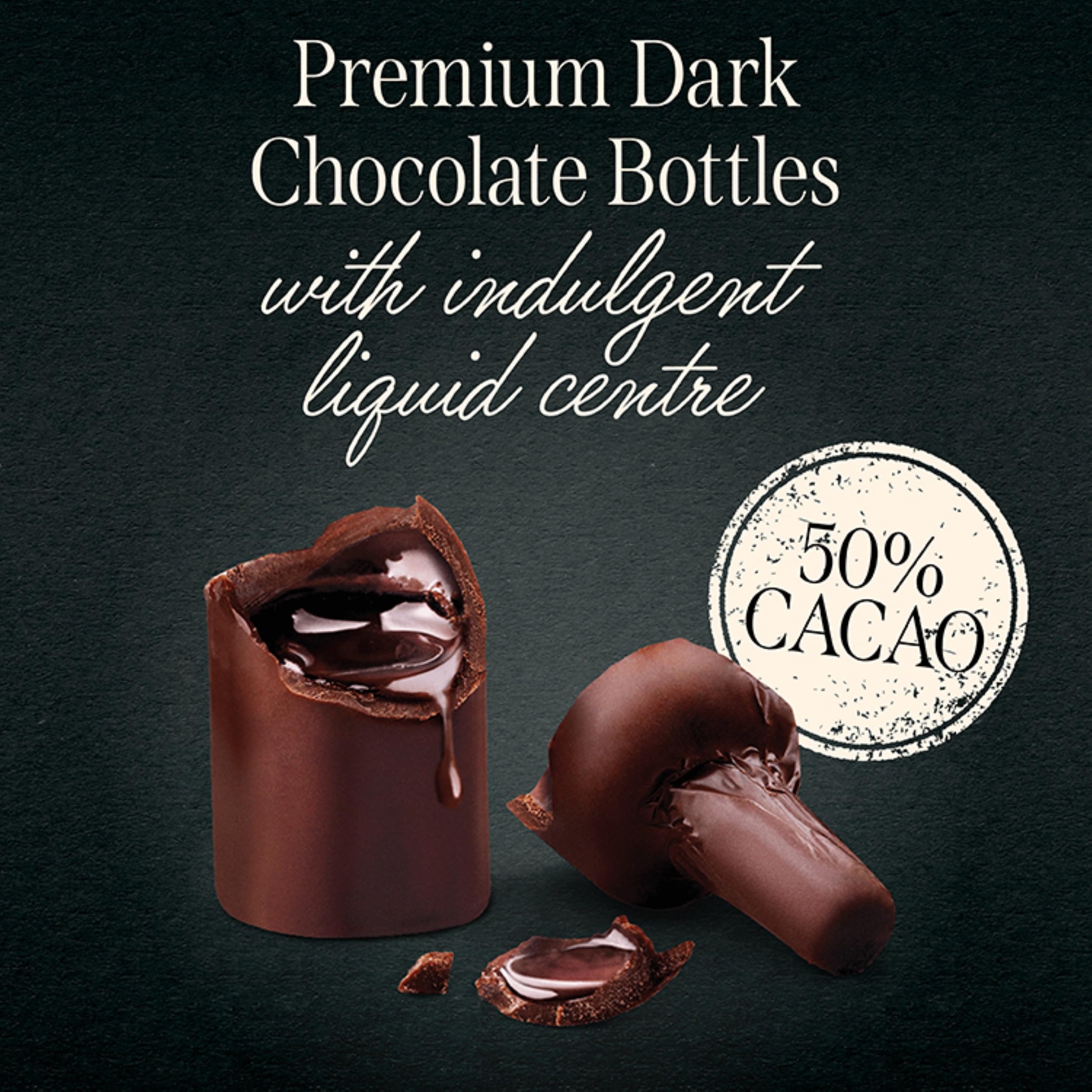 Anthon Berg 10 Chocolate Liqueurs Dark Chocolate Case With Spirits | 185g 5