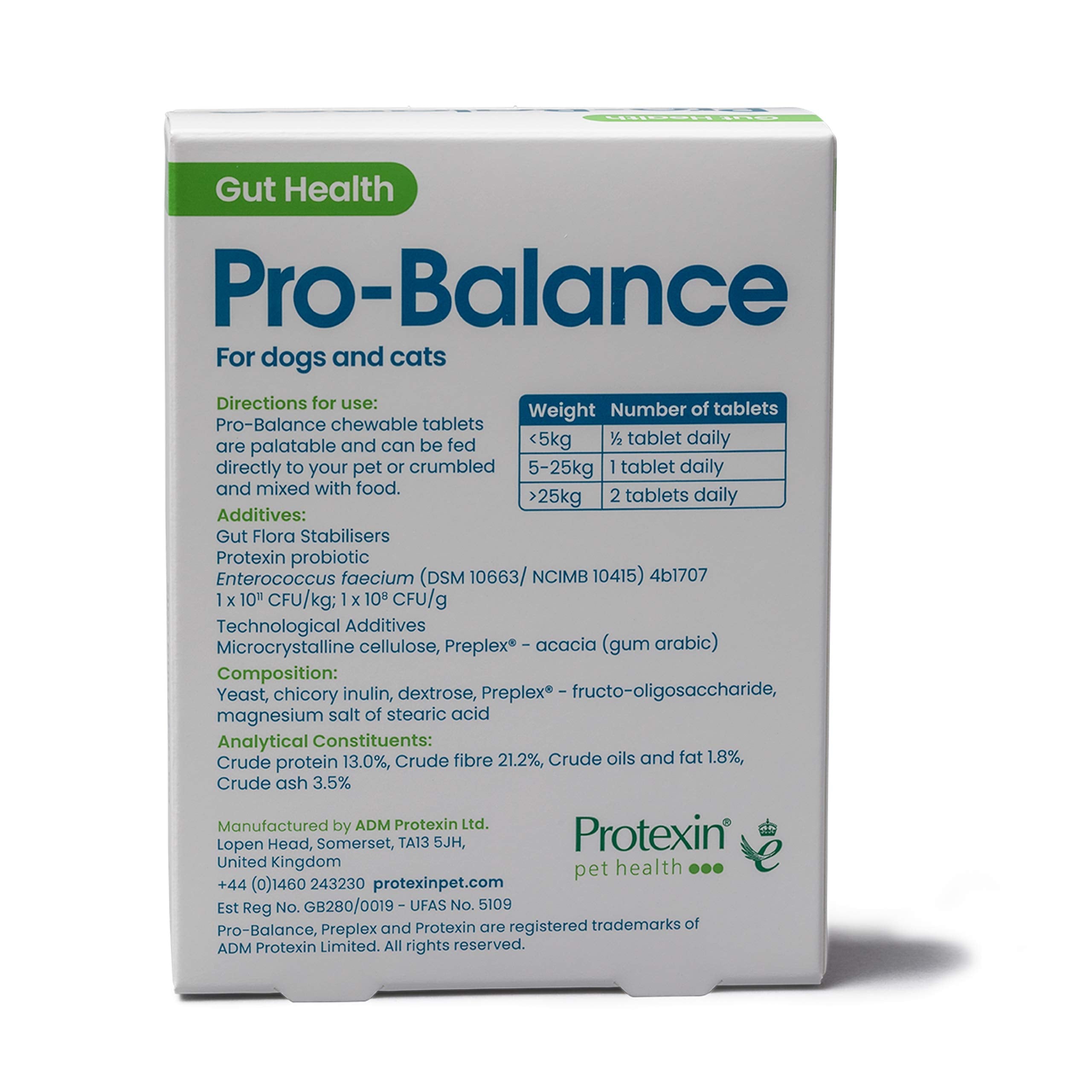 Protexin Pro-Balance Probiotic for Dogs and Cats - Daily Chewable Tablets for Digestive Health | 30 Count 6