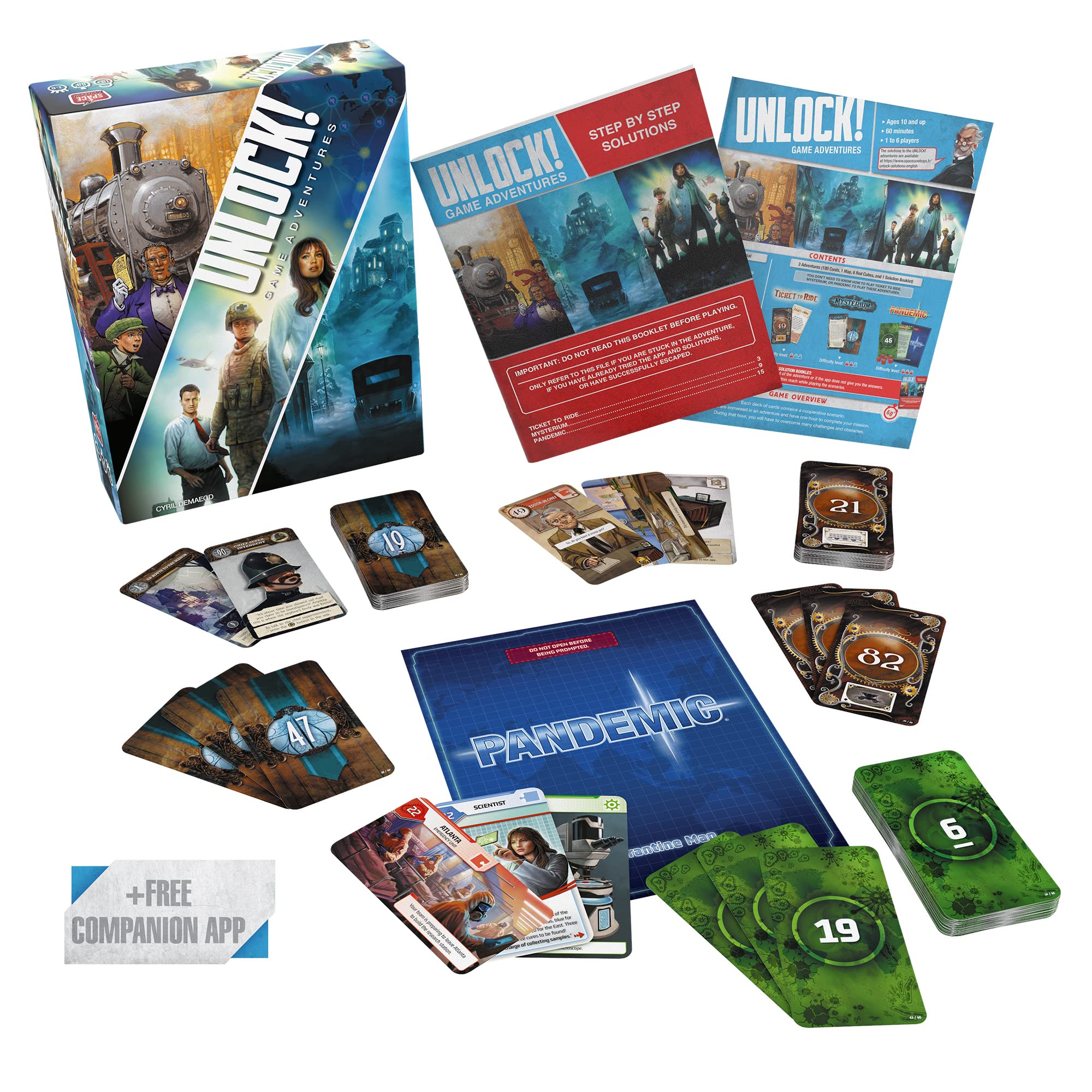 Space Cowboys Unlock! Game Adventures Brettspiel 5