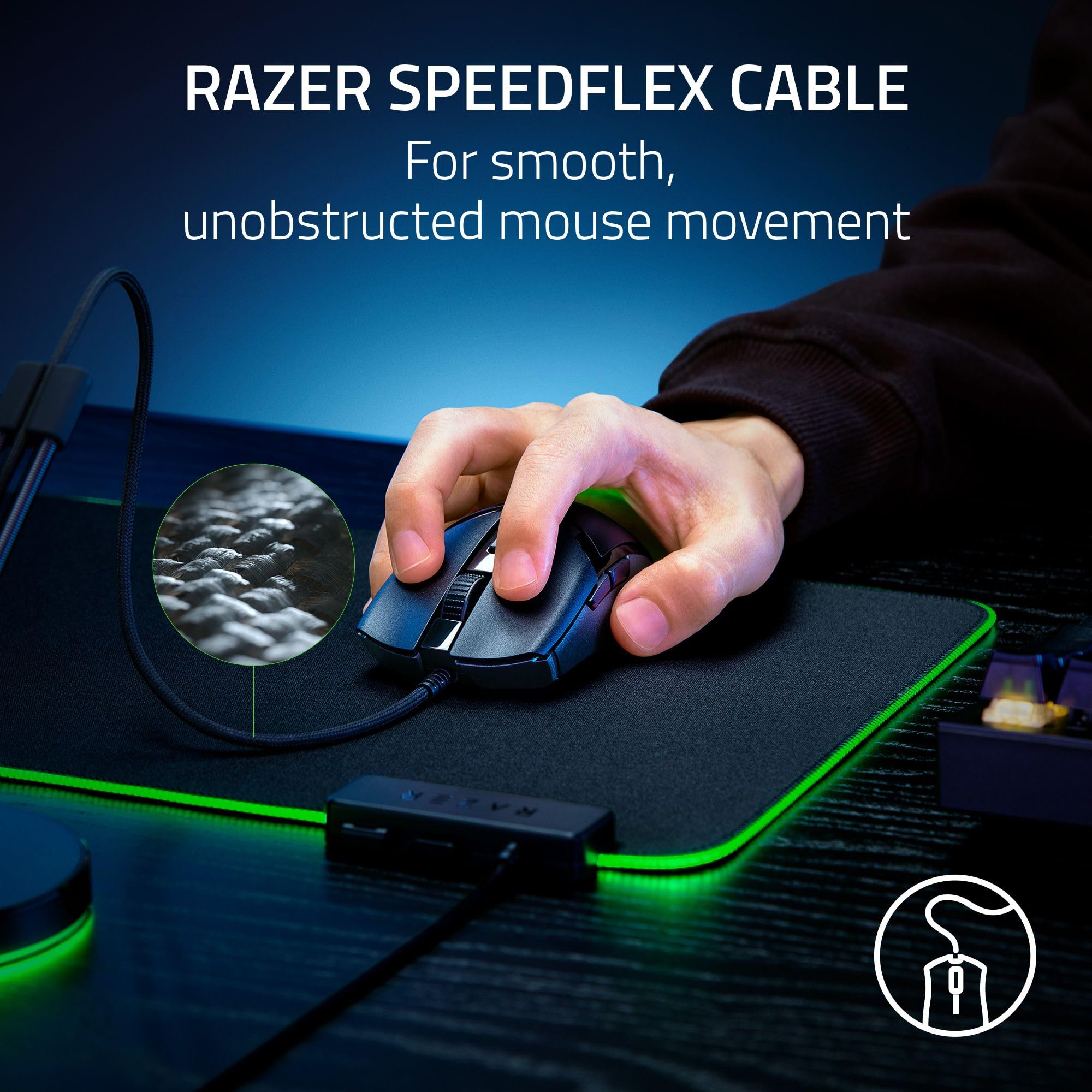 Razer Cobra Lightweight Wired Gaming Mouse - 8500 DPI Optical Sensor | Gen-3 Switches | Chroma RGB 6