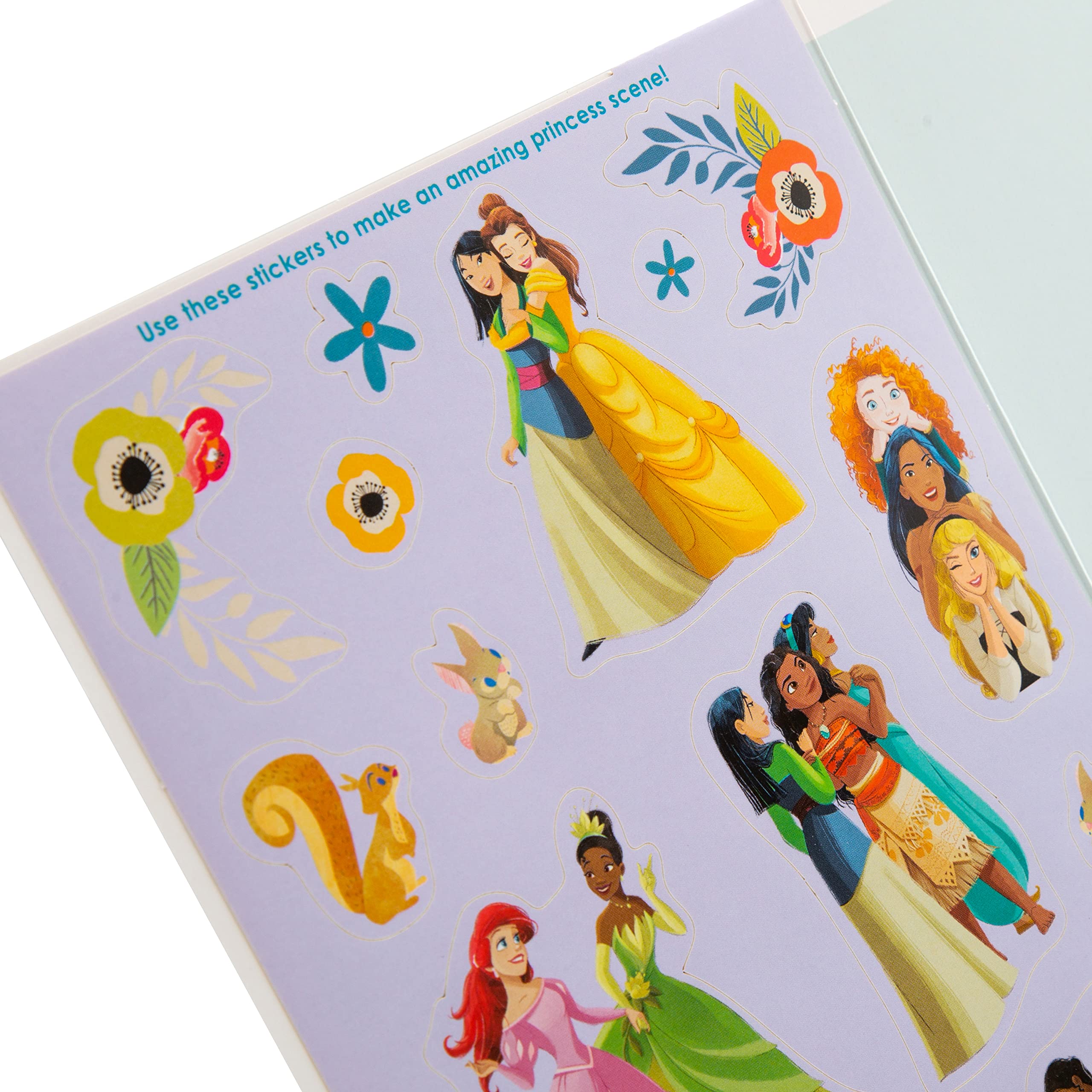 Hallmark Disney Princess Niece Birthday Card with Gold Foil & Sticker Sheet | H22.8cm x W15.9cm 4