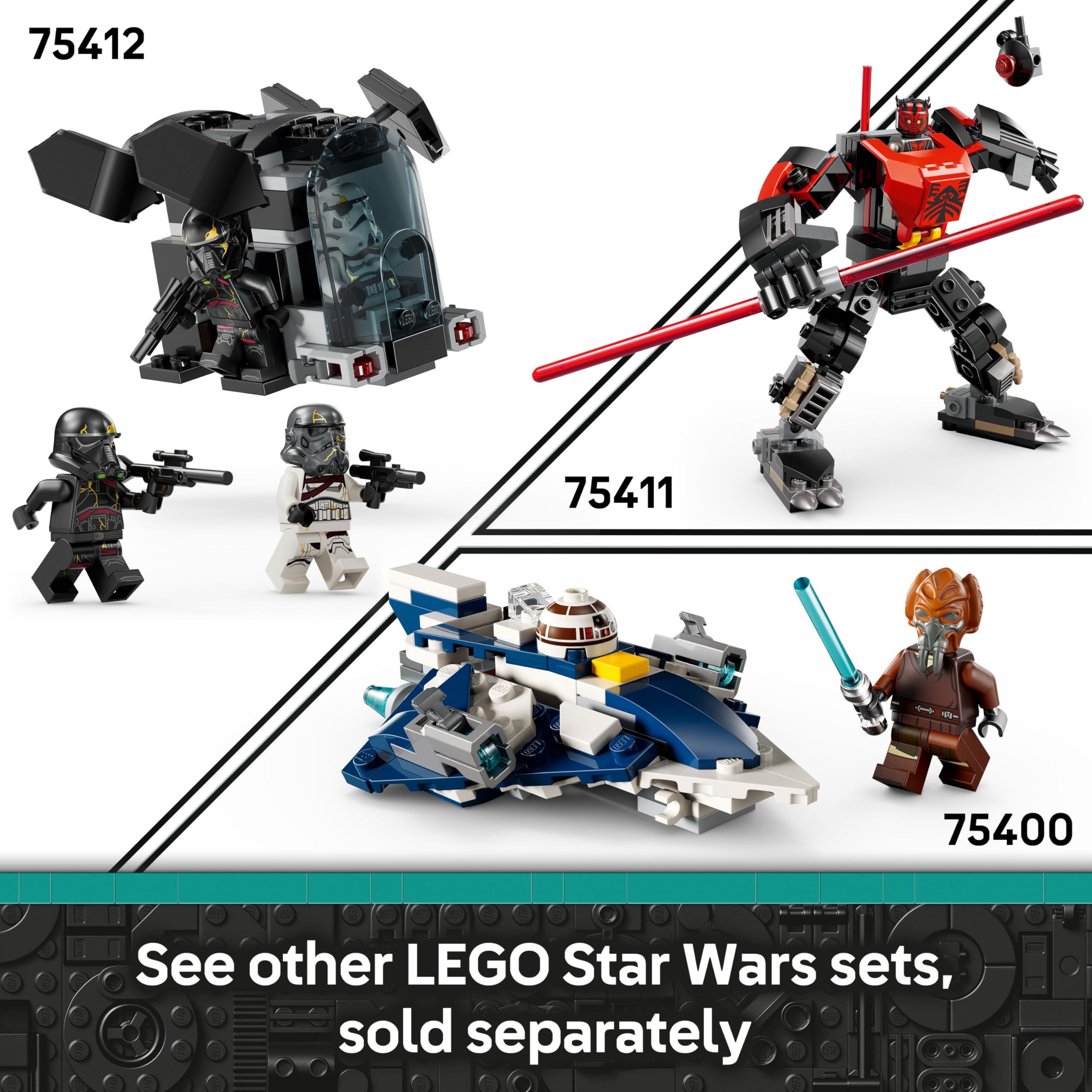 LEGO Star Wars: Ahsoka Death Trooper & Night Trooper Battle Pack 75412 | Ages 6+ 7