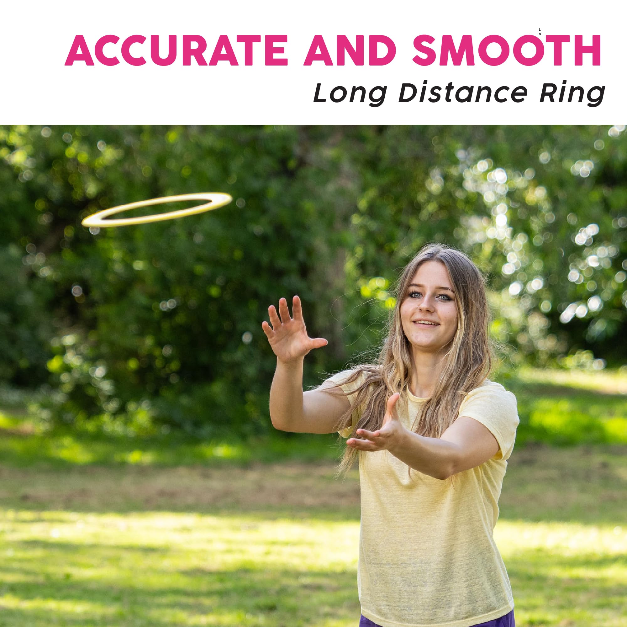 Mavrix Speed Ring Flying Disc - 200m Flight Range | Lightweight Polycarbonate | Unisex Children 3