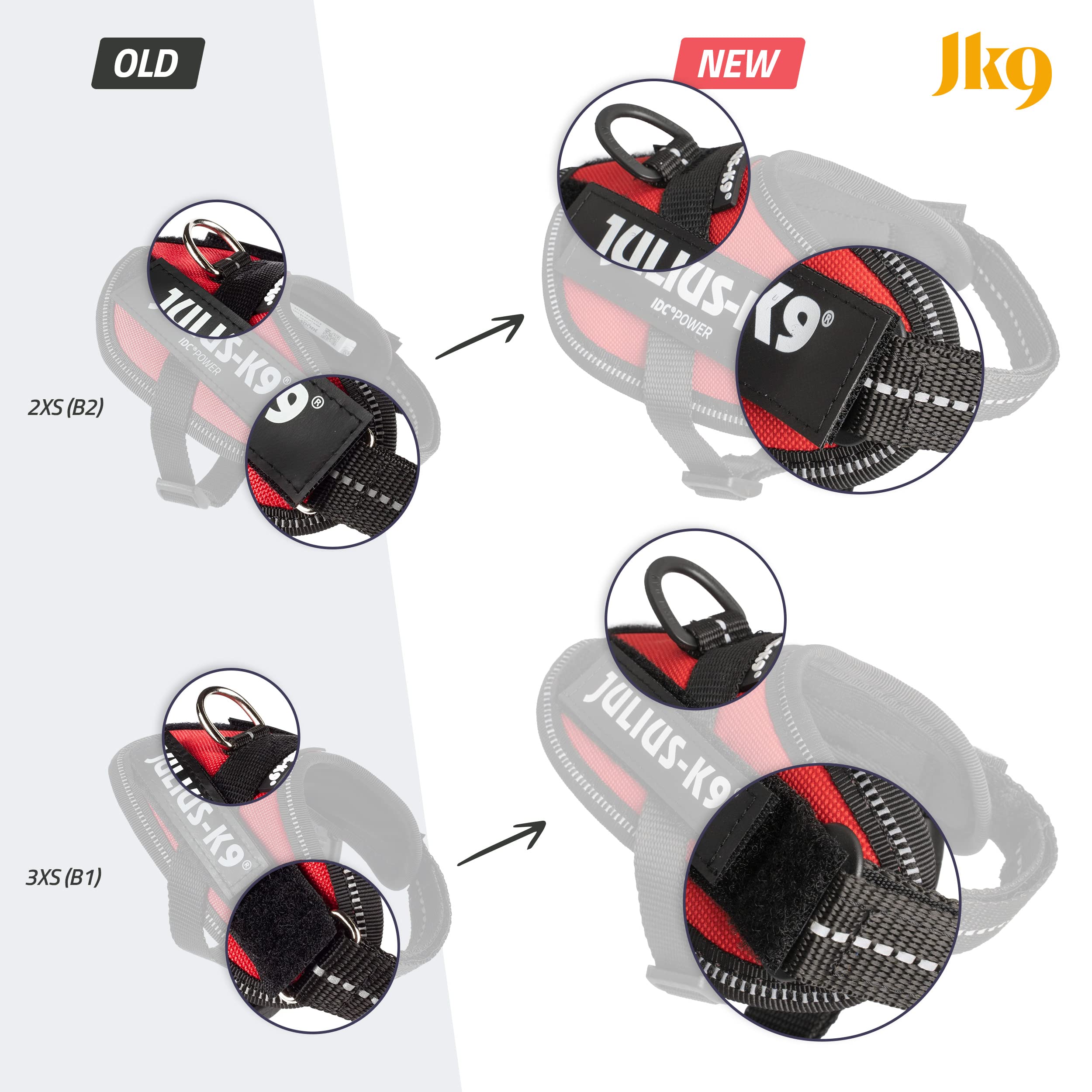 Julius-K9 IDC Powerharness - Vest Harness for Dogs | Size XS/Mini-Mini | Mixed Heart Limited Edition 6