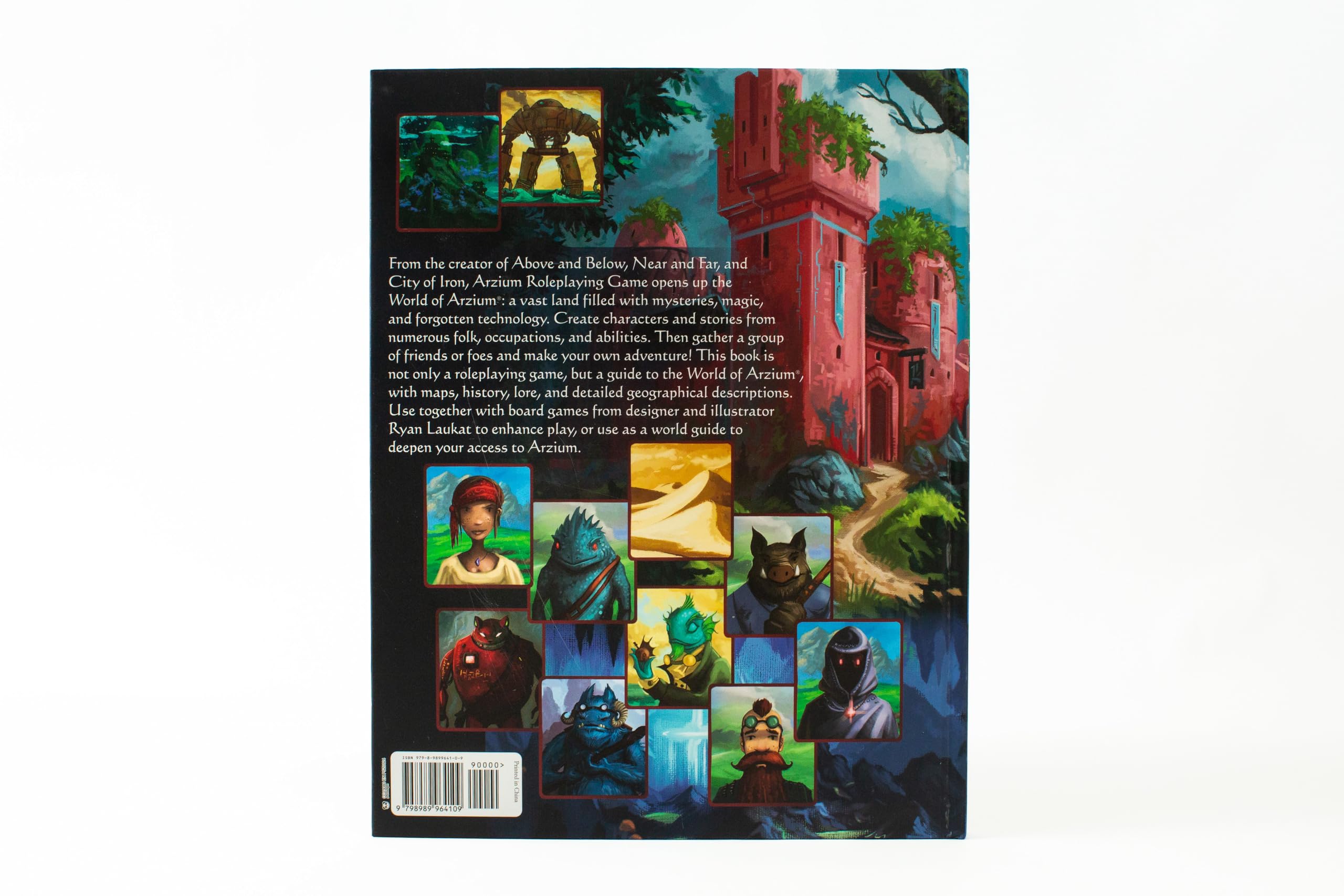 Red Raven World of Arzium RPG Book - Hardcover | English Language