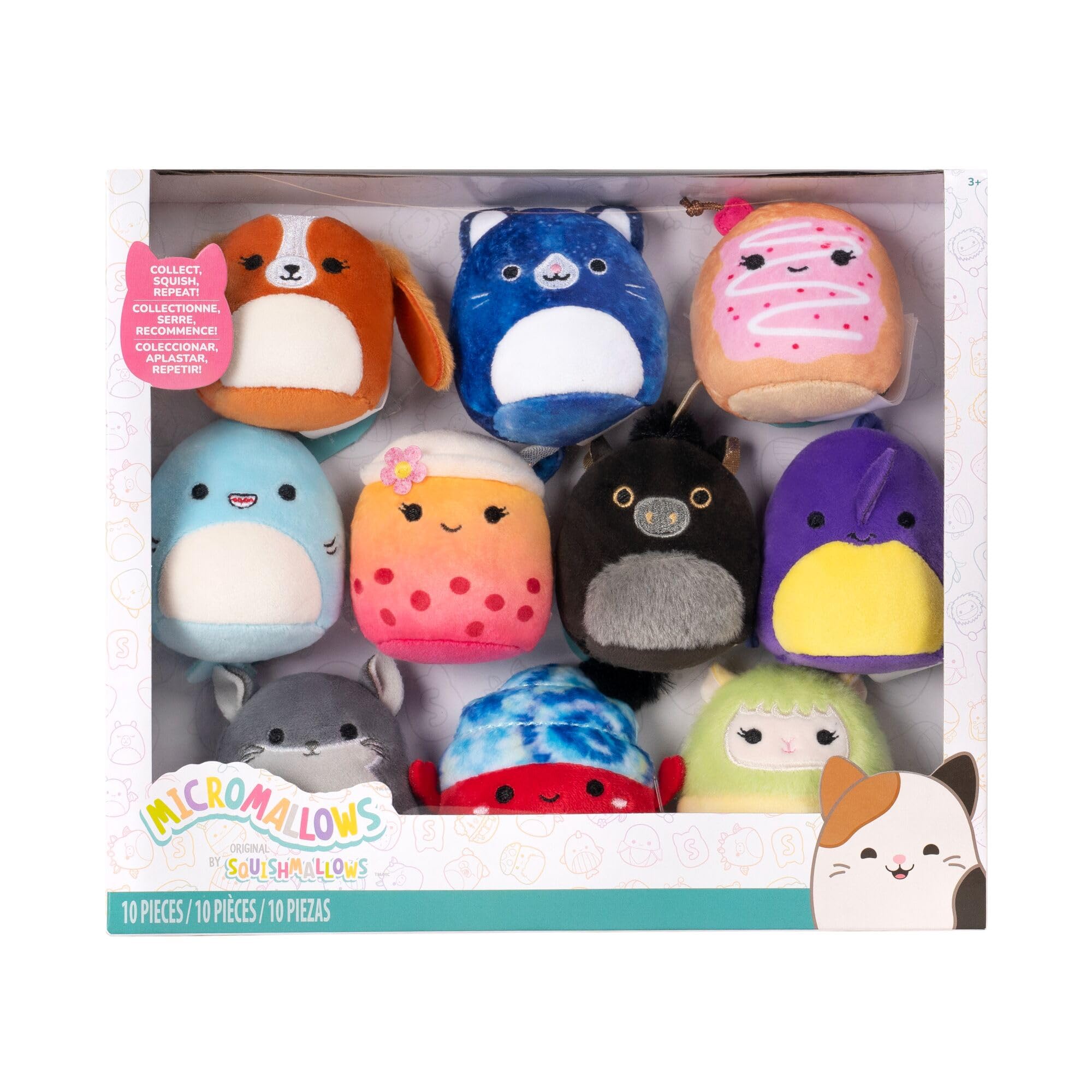 Squishmallows Micromallows Plush 10-Pack - 2.5 Inch Collectible Soft Dolls 2