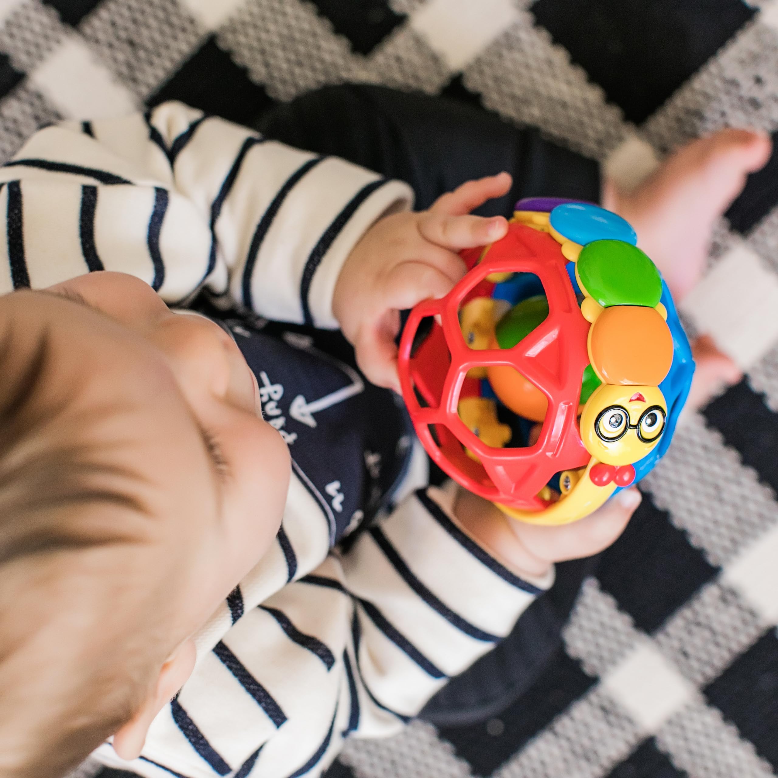Baby Einstein Bendy Ball Rattle - Soft Flexible Grasp Toy | Ages 3 Months+ | BPA-free 5