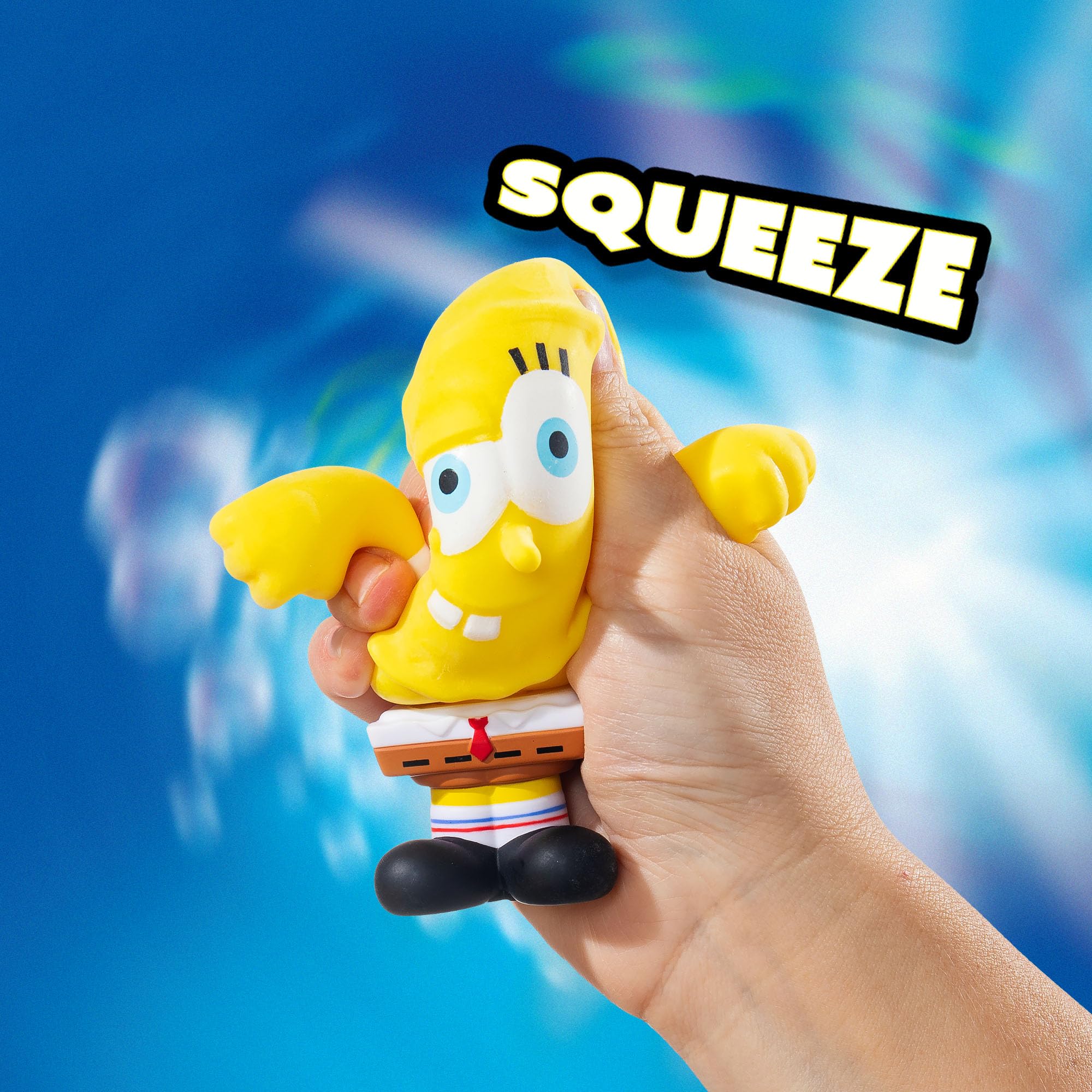 Basic Fun Stretch Armstrong SpongeBob SquarePants Figure - 7.5cm Stretchy Toy | Ages 4+ 7