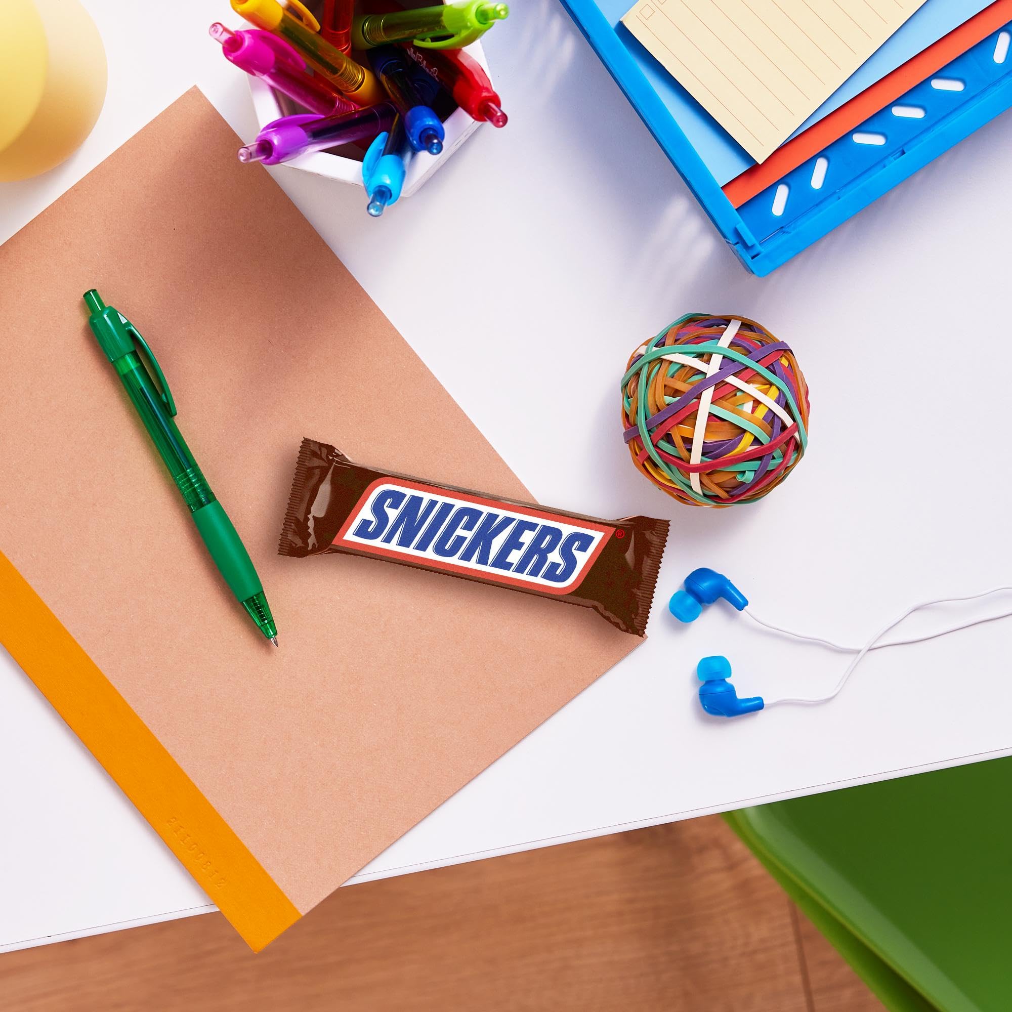 Snickers 9er Riegelpackung 9x35,5g - Milchschokolade mit Nougat, Karamell &amp; gerösteten Erdnüssen 9