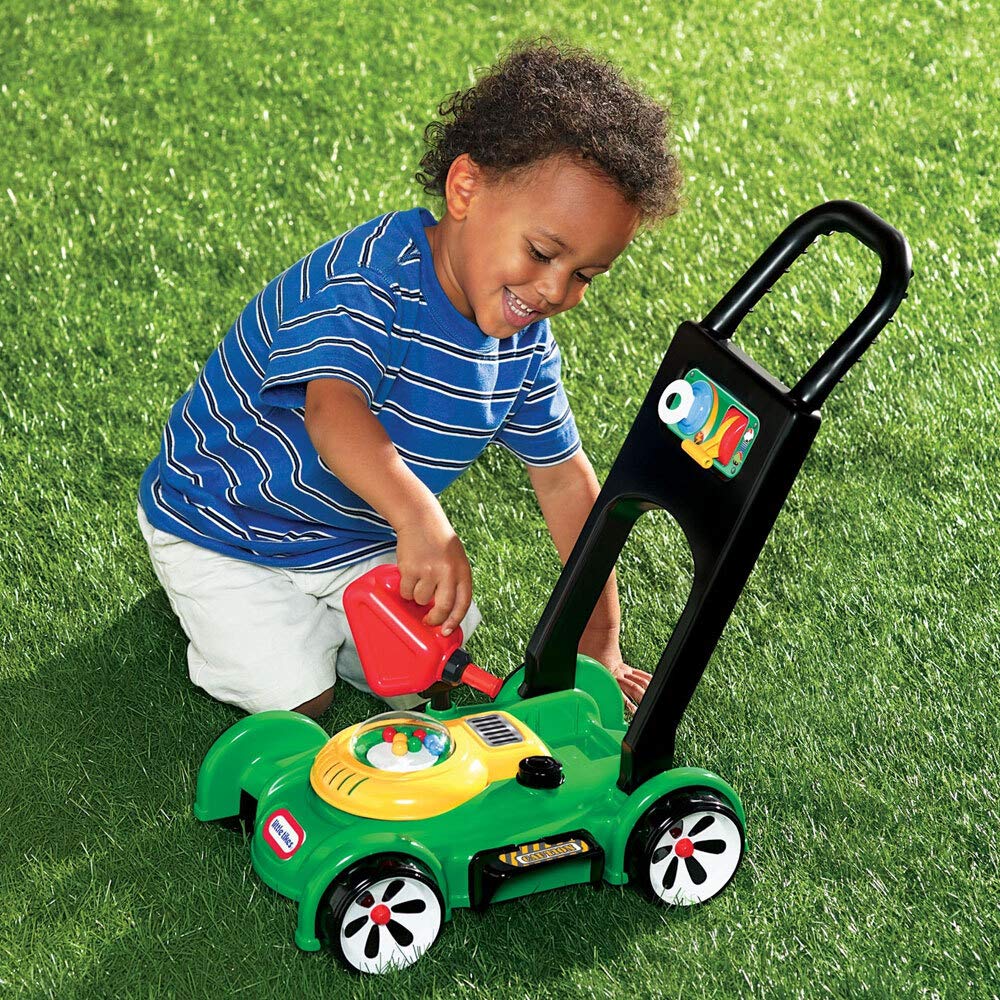 Little Tikes Gas 'n Go Rasenmäher – Realistischer Spiel-Rasenmäher mit mechanischen Geräuschen und beweglichem Gashebel für Kleinkinder ab 18 Monaten 8