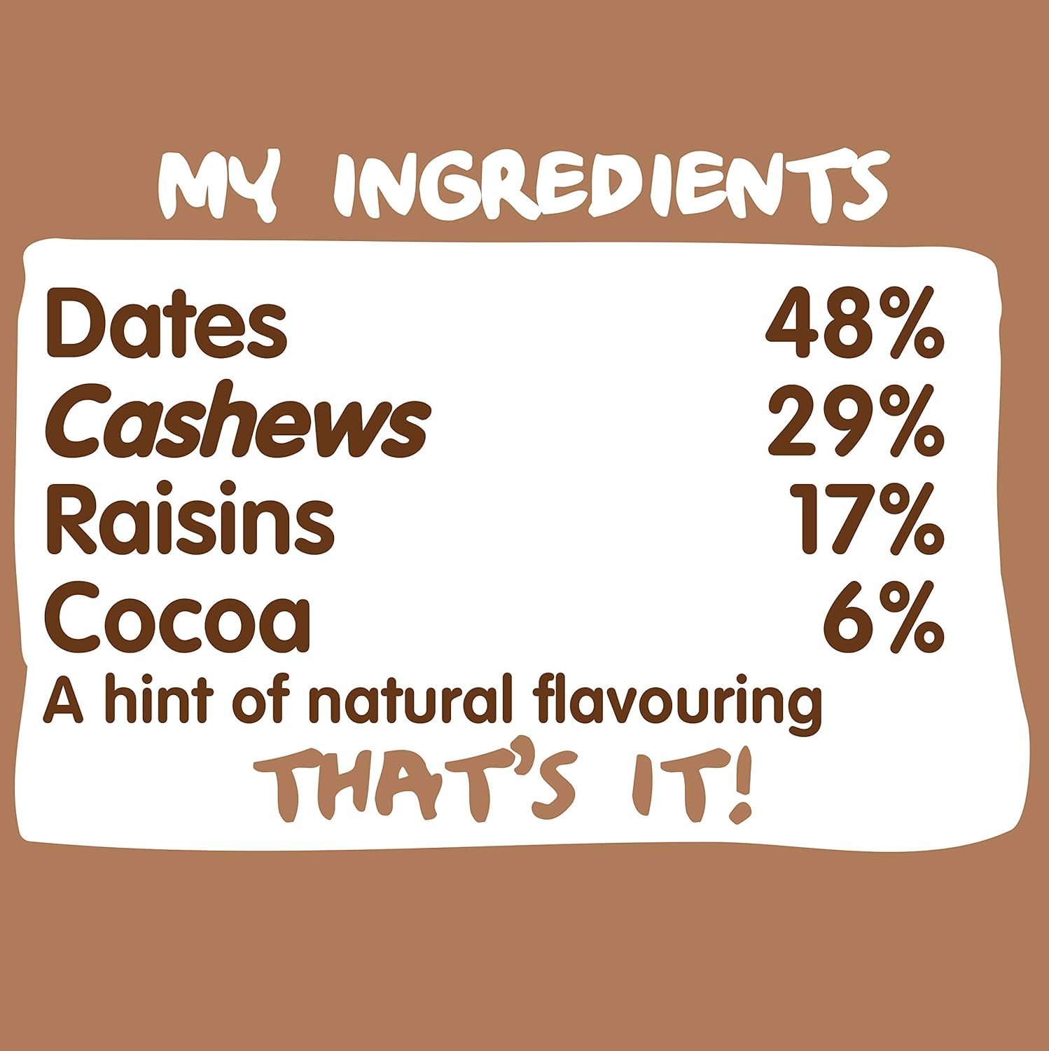 Nakd Cocoa Delight 35 g Riegel – Karton mit 48 Stück (12 x 4) – ganz natürlicher veganer Snack 4