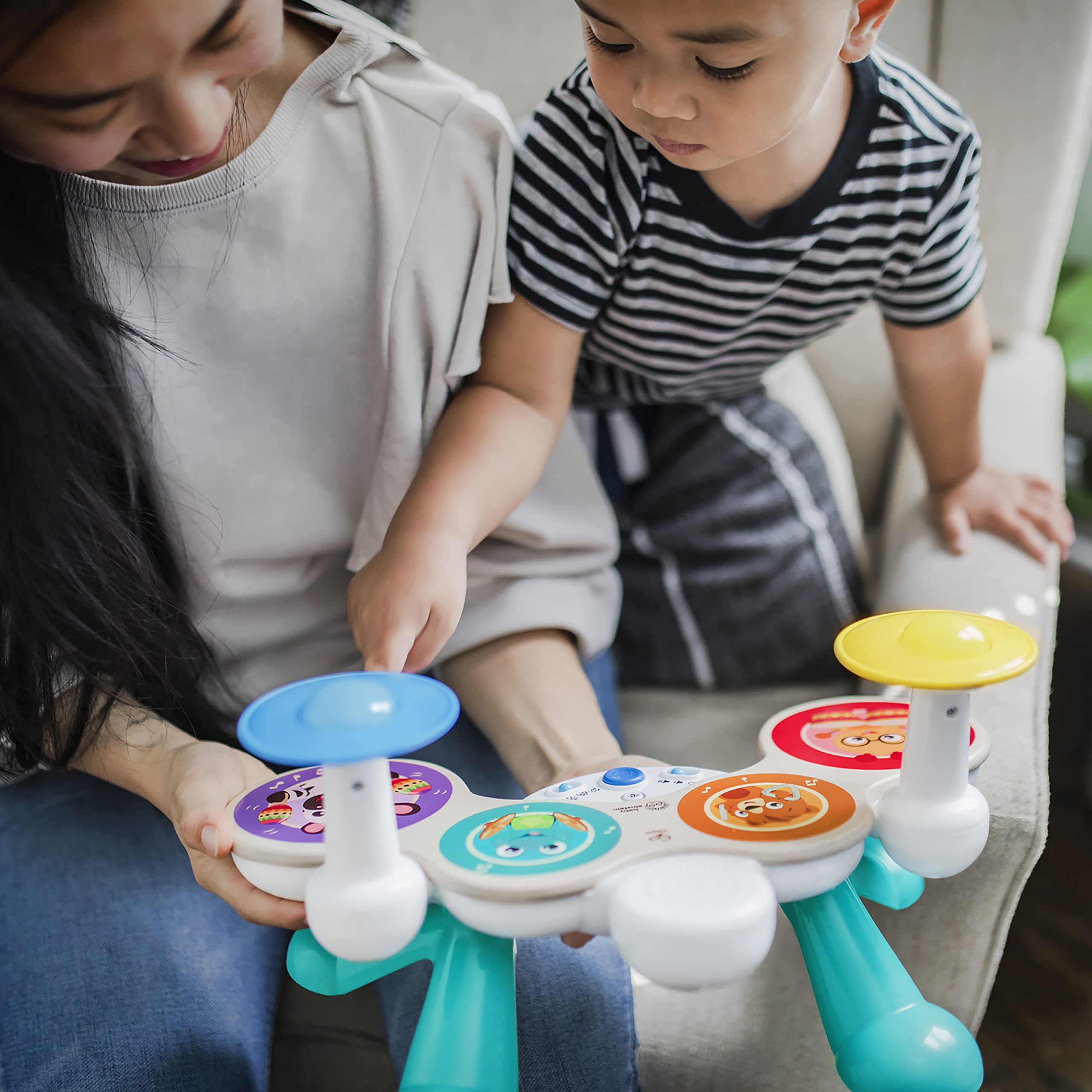 Baby Einstein Together in Tune Wooden Musical Guitar - Magic Touch Technology | Ages 12M+ | 4 Modes 7