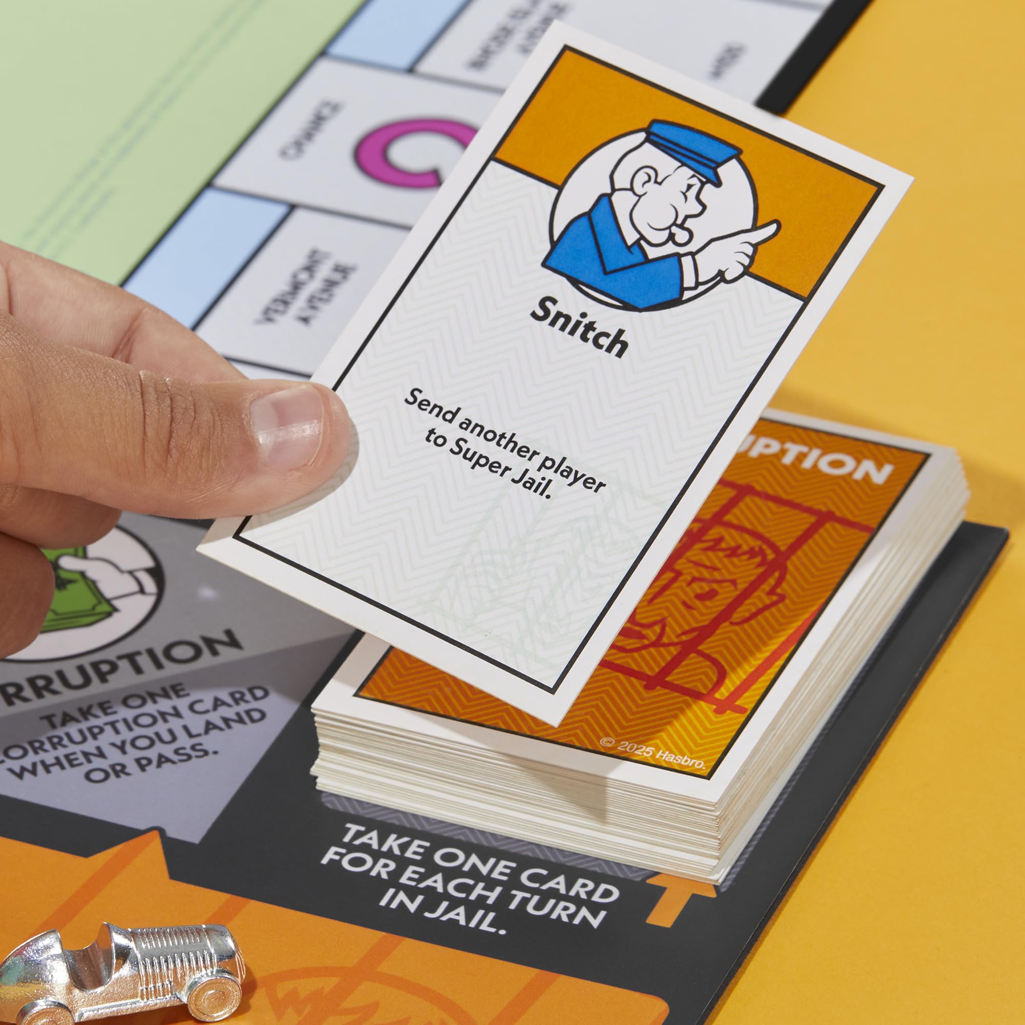 Monopoly Go to Jail Expansion - Play in Half the Time | Ages 8+ | Up to 6 Players 4