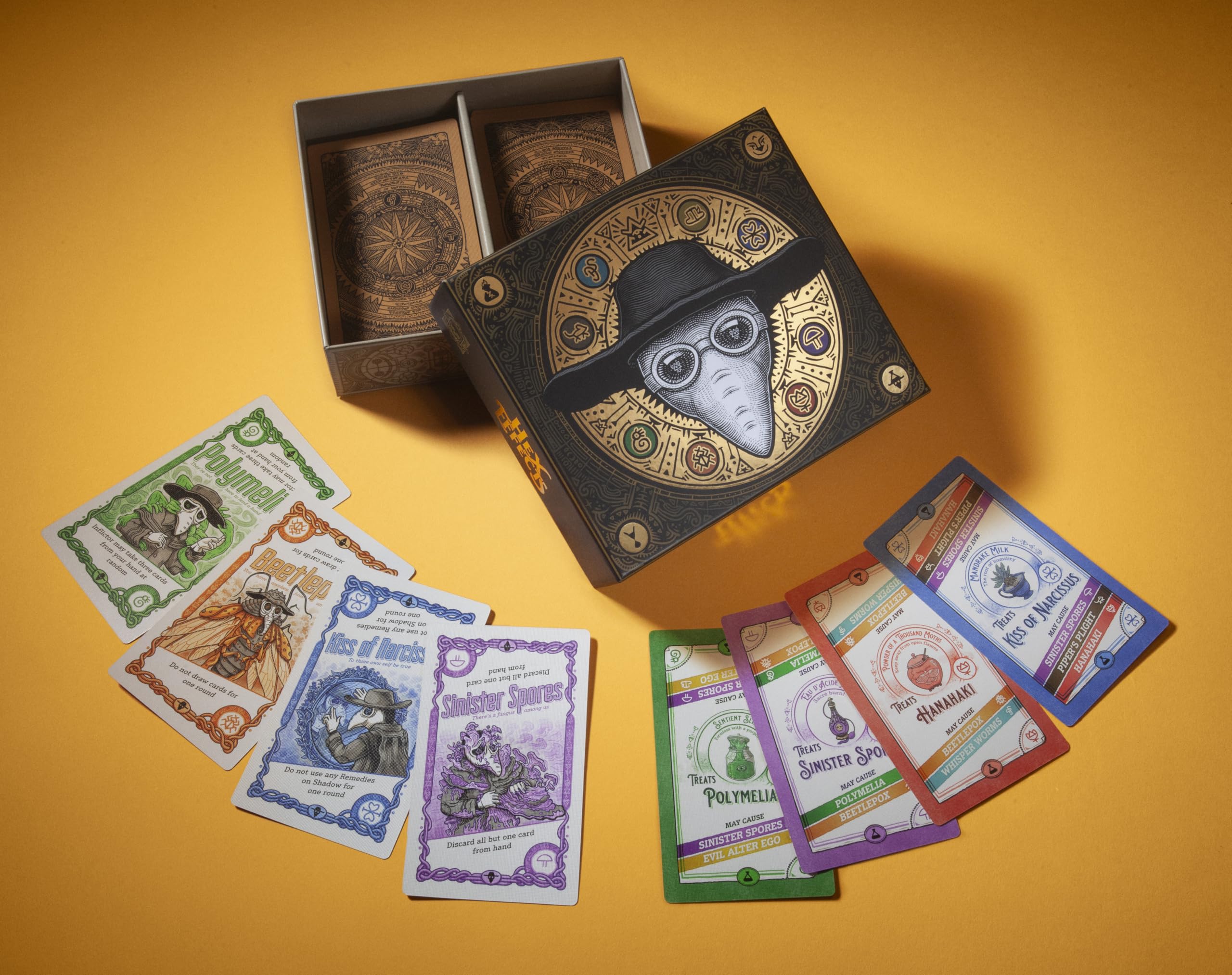 Pillbox Games Hex Effects Card Game | Ages 10+ | 2-8 Players | 10-30 Min