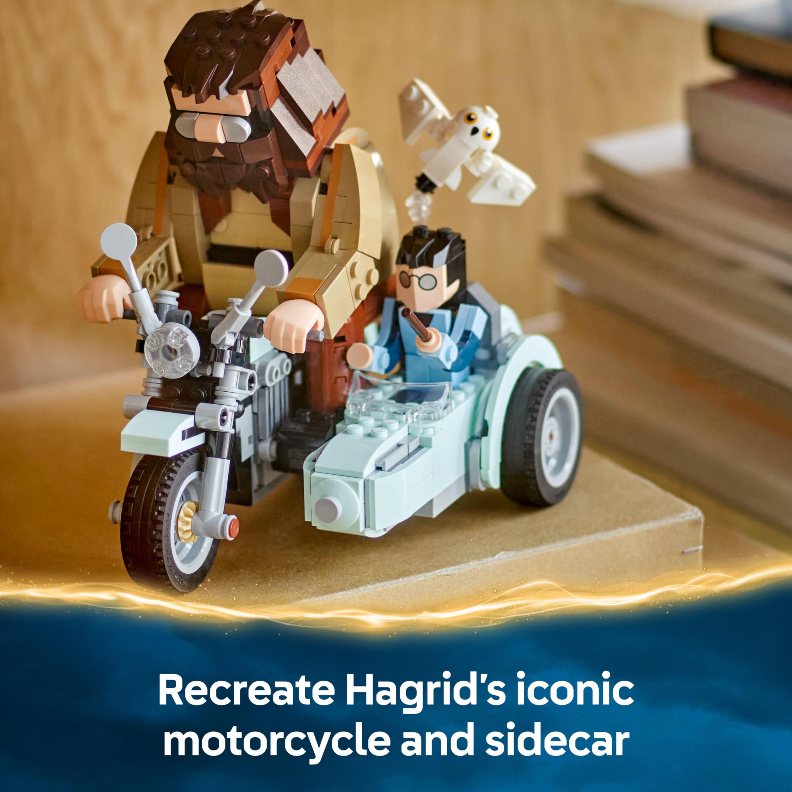 LEGO Harry Potter Hagrid & Harry’s Motorcycle Ride Building Set | Model 76443 | Ages 9+ 3