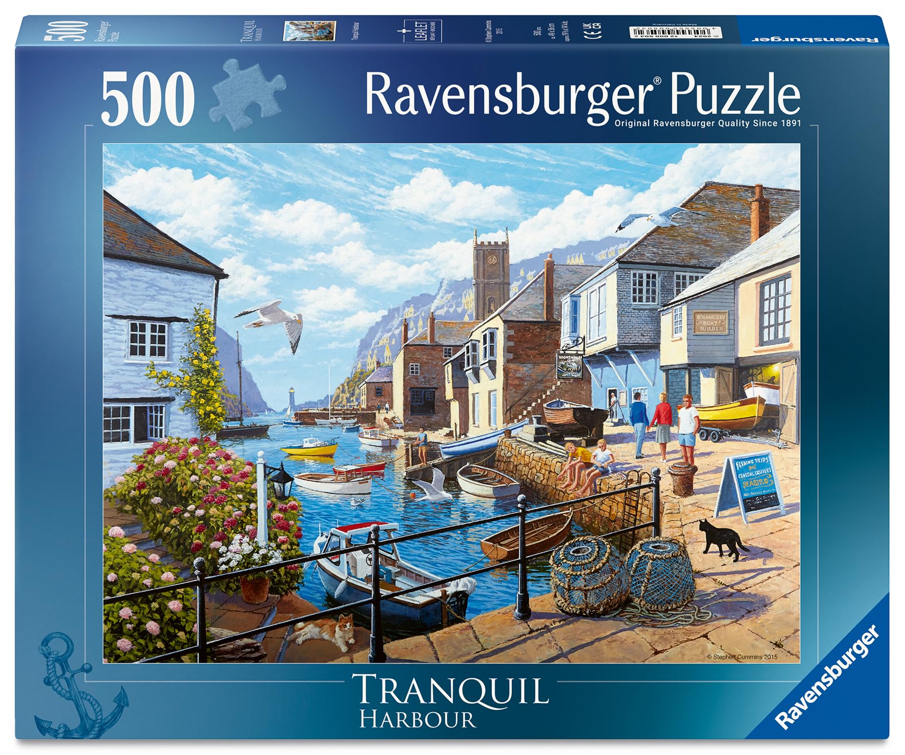 Ravensburger Tranquil Harbour Jigsaw Puzzle - 500 Pieces for Adults and Kids | Glare-Free Finish 6