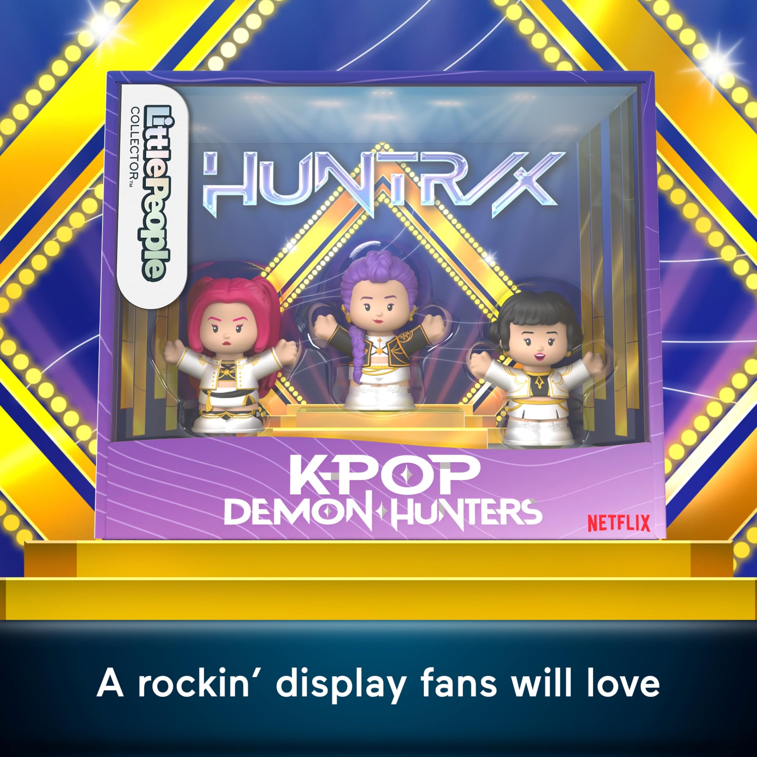 Little People Collector KPop Demon Hunters: HUNTR/X Set - Special Edition | 3 Figures | Ages 8+ 3