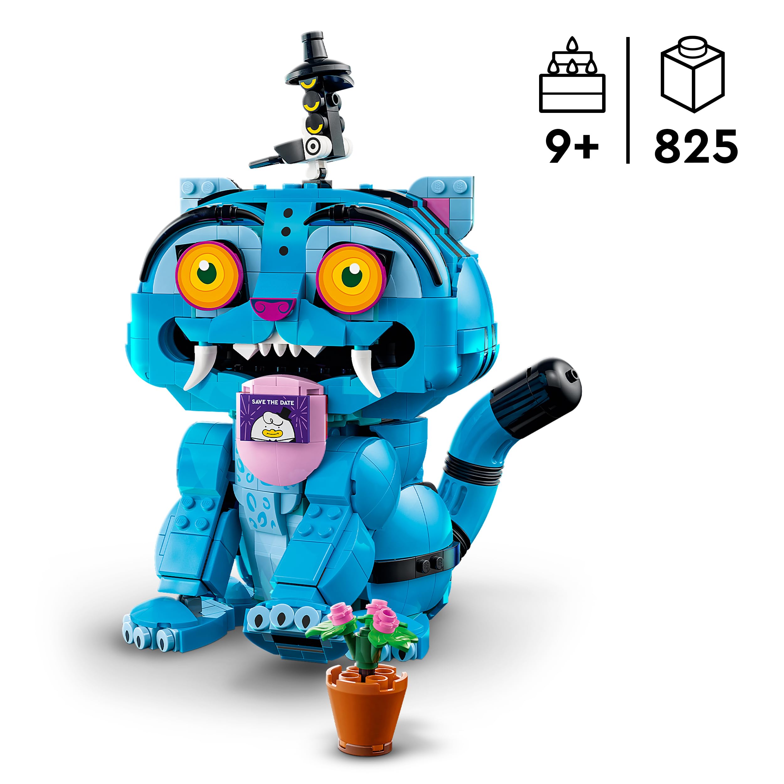 LEGO K-Pop Demon Hunters Derpy Tiger and Sussie Bird Building Set | Ages 9+ | Model 72537