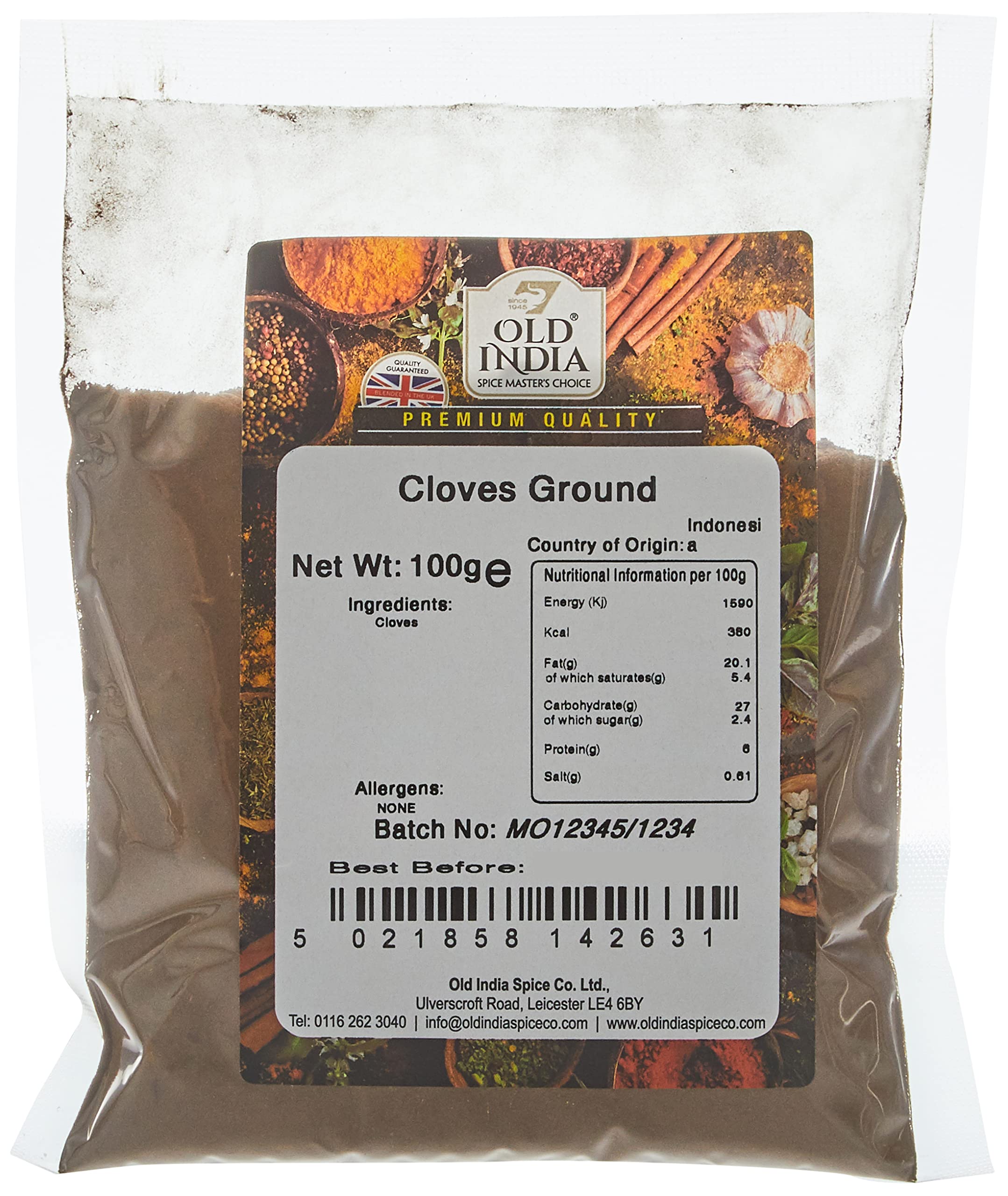 Old India Ground Cloves Powder - 100g Natural & Additive Free Spice 1