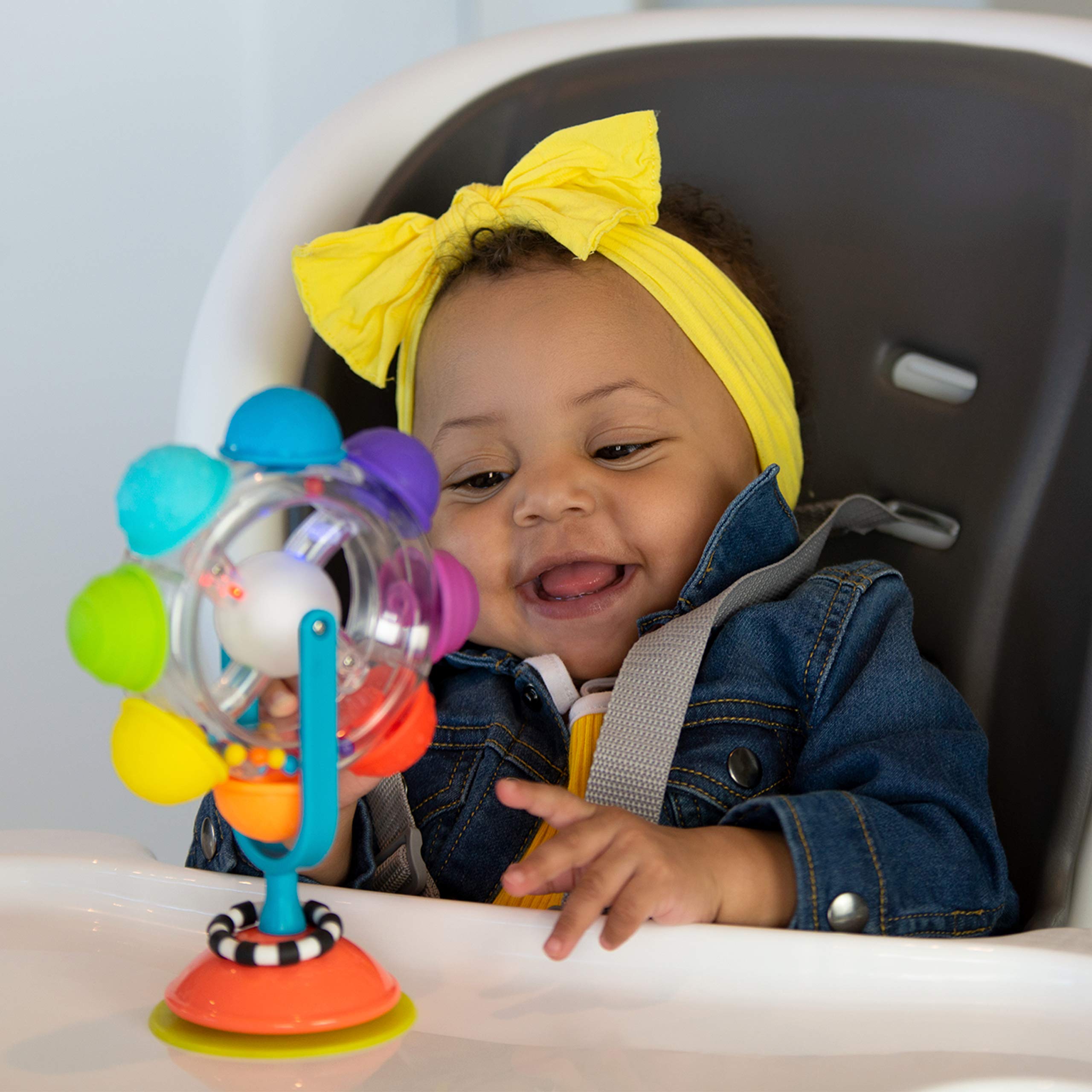 Sassy Light Up Rainbow Reel Tray Toy - 6+ Months 3