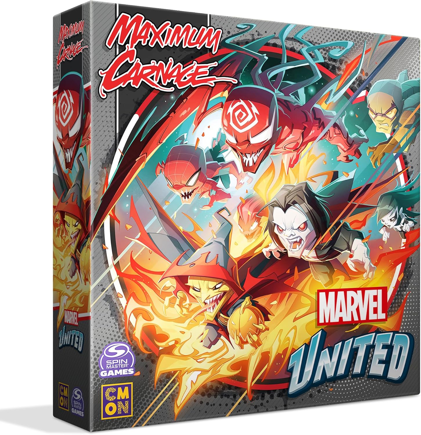 CMON Marvel United: Maximum Carnage Erweiterung – Strategie-Brettspiel mit Miniaturen