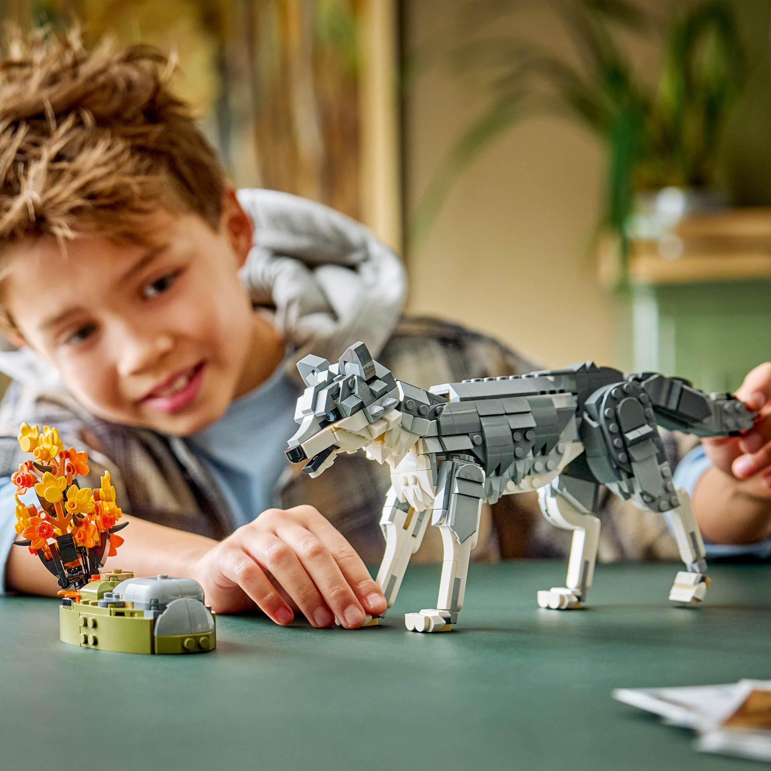 LEGO Creator 3 in 1 Forest Animals: Grey Wolf Toy Set 31393 | Ages 8+ 6