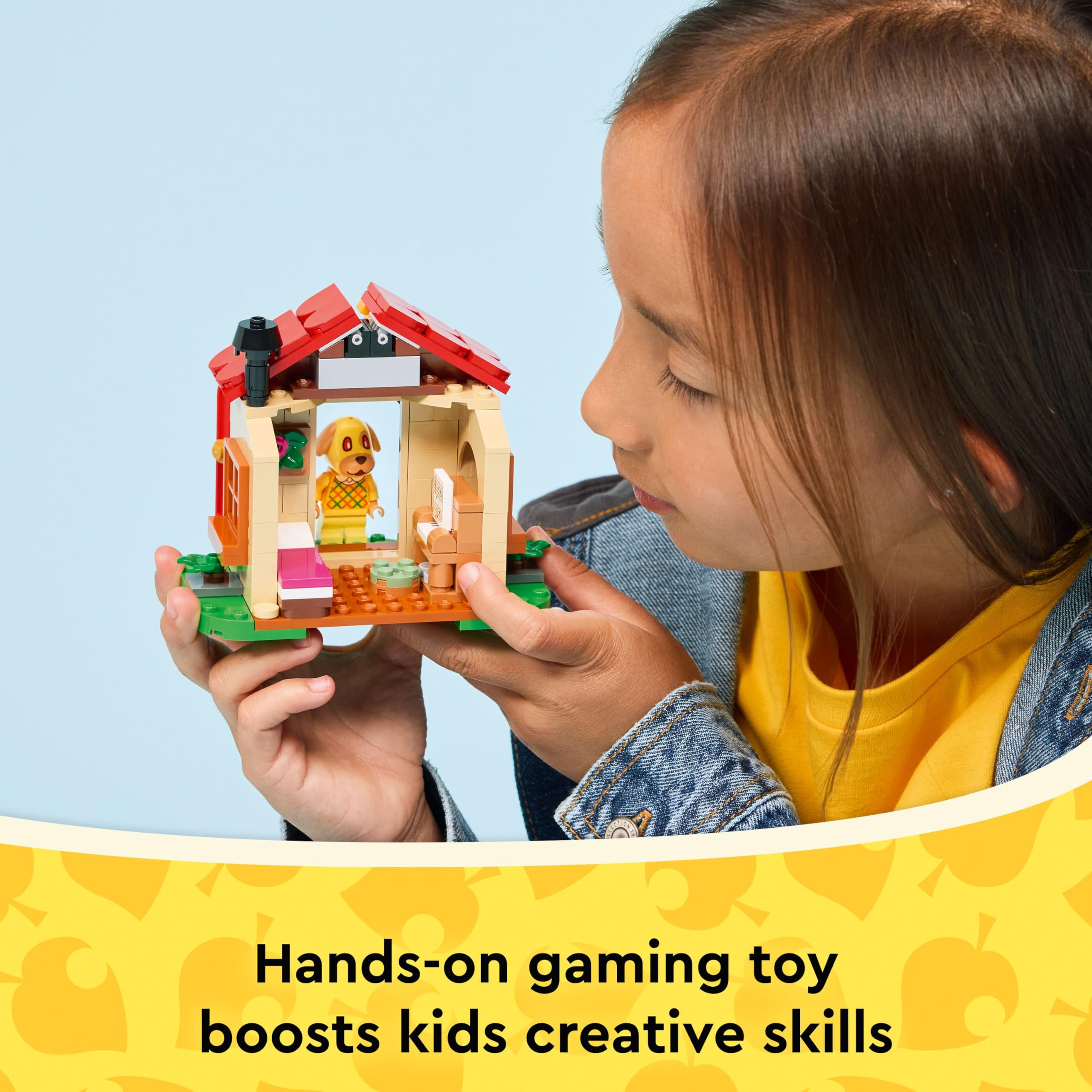 LEGO Animal Crossing Goldie's Cosy House Building Set 77058 for Ages 6+ | Includes Goldie Minifigure 6