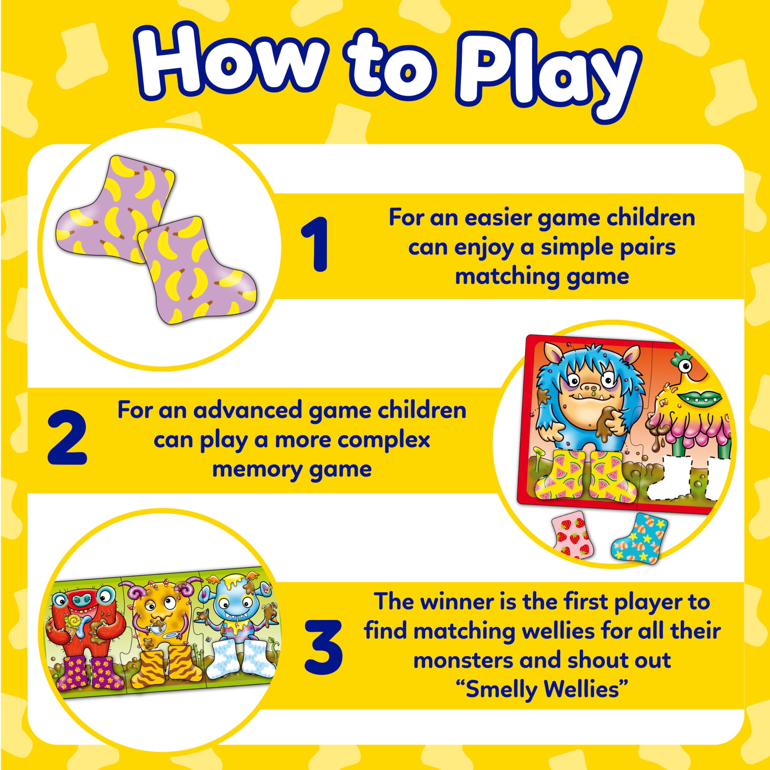 Orchard Toys Smelly Wellies Matching & Pairing Card Game for Ages 2-6 | 2-4 Players 5