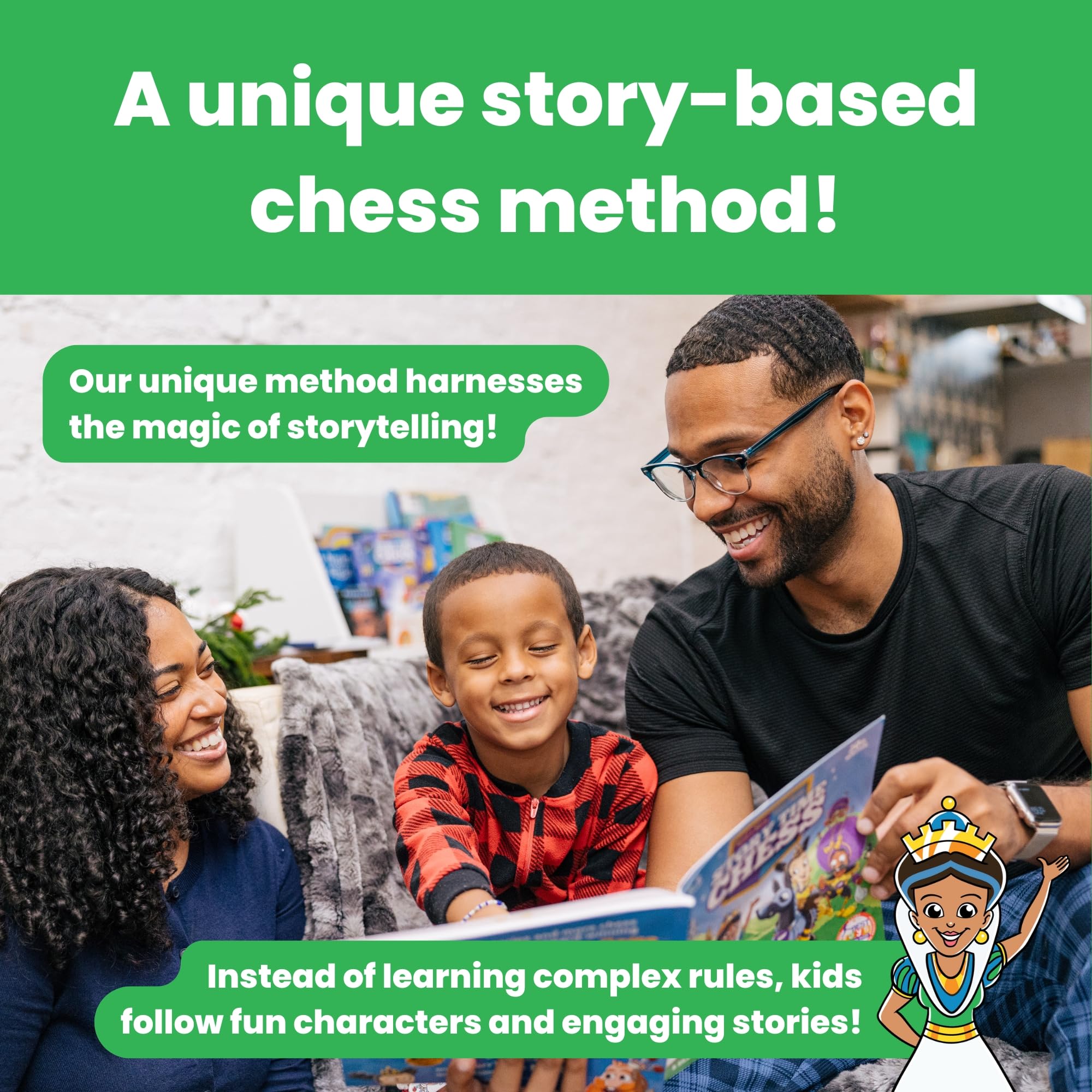 Story Time Chess Beginners Chess Set for Kids with Storybook - Chess Game for Children 3+ 3