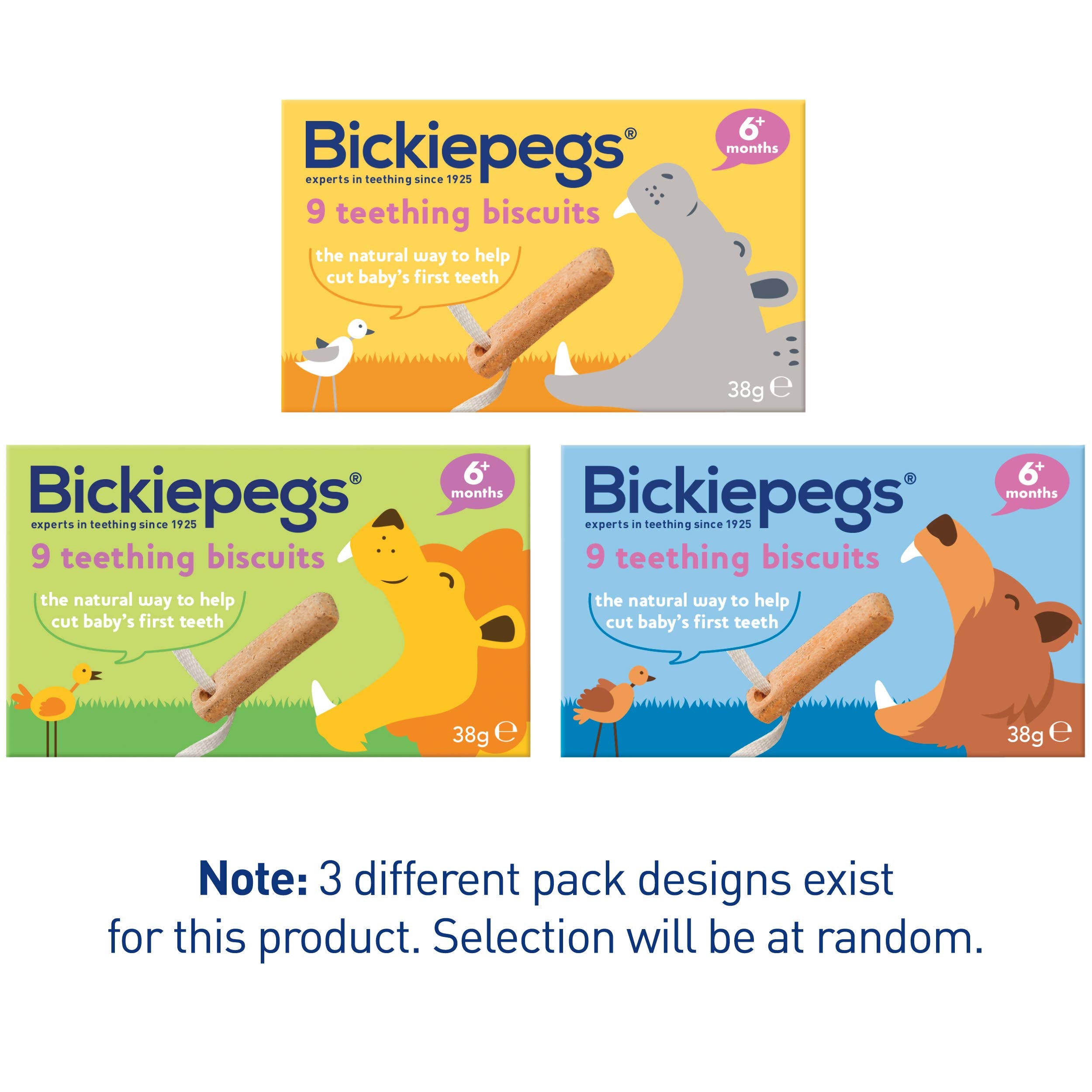 Bickiepegs - Natürliche 9 Beißkekse für Babys (38 g) 10