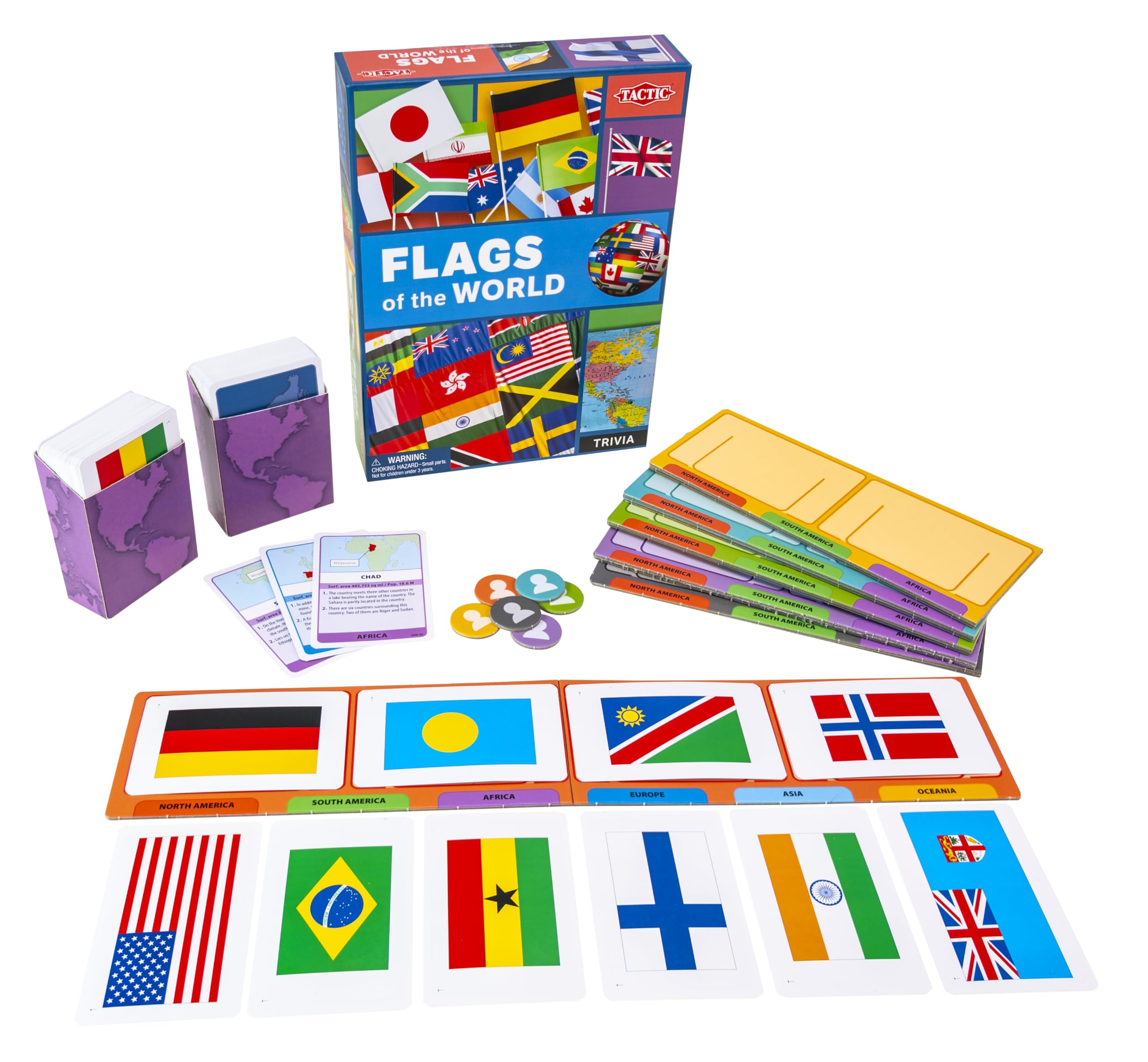 Tactic Flags of the World Card Game 8